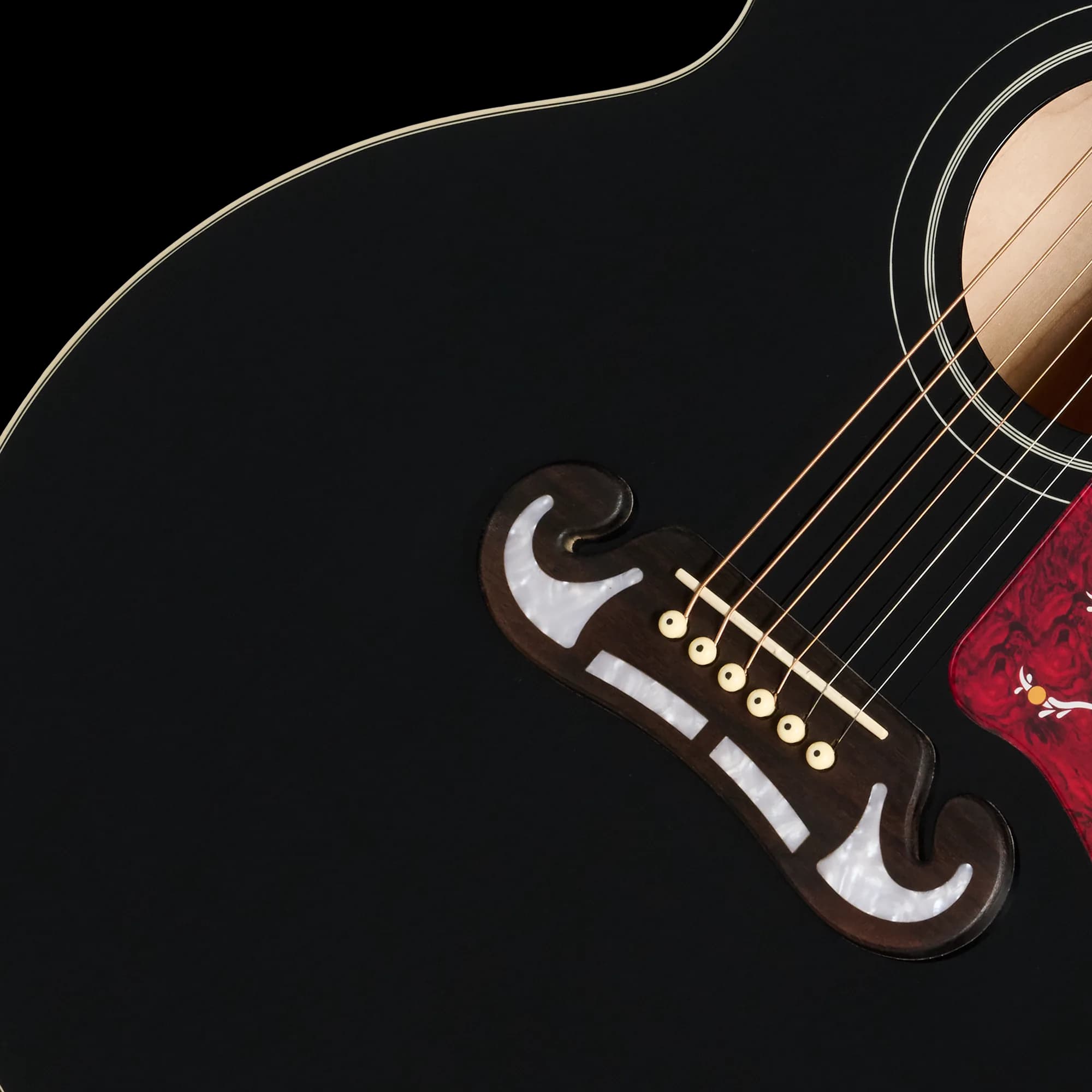 Epiphone J-200 Studio EC, Ebony, Exclusive — photo 7