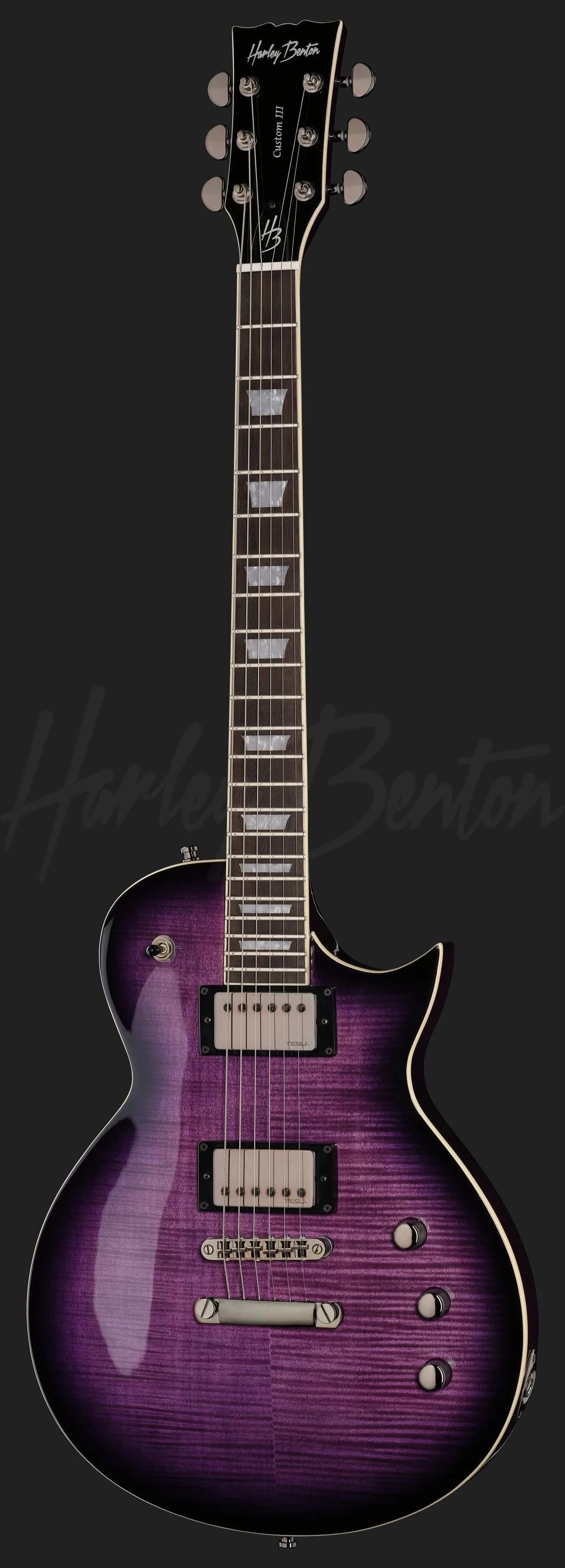 Harley Benton SC-Custom III Purple Burst — photo 2
