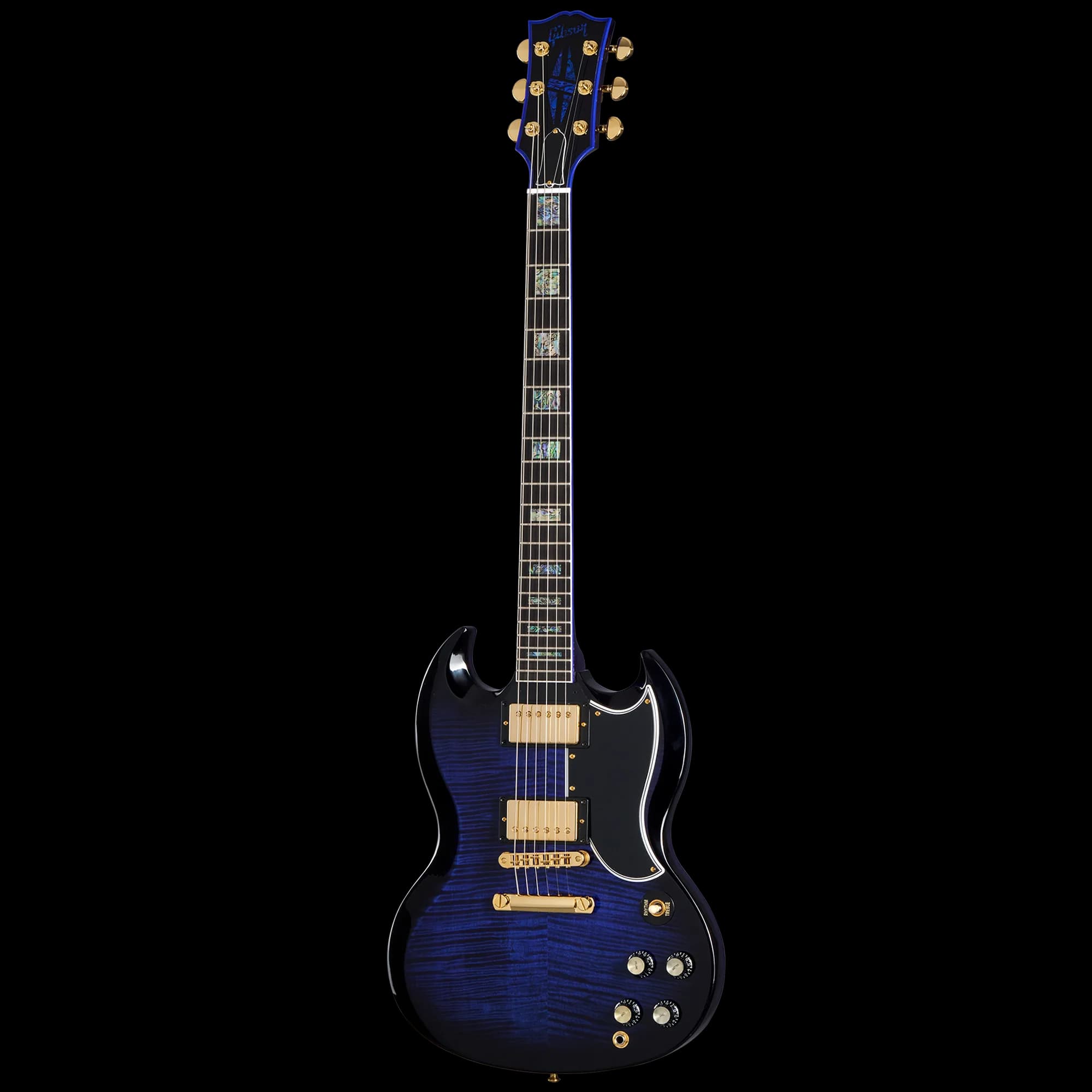 Gibson SG Custom Figured 2-Pickup, Exclusive, Blue Widow — photo 2