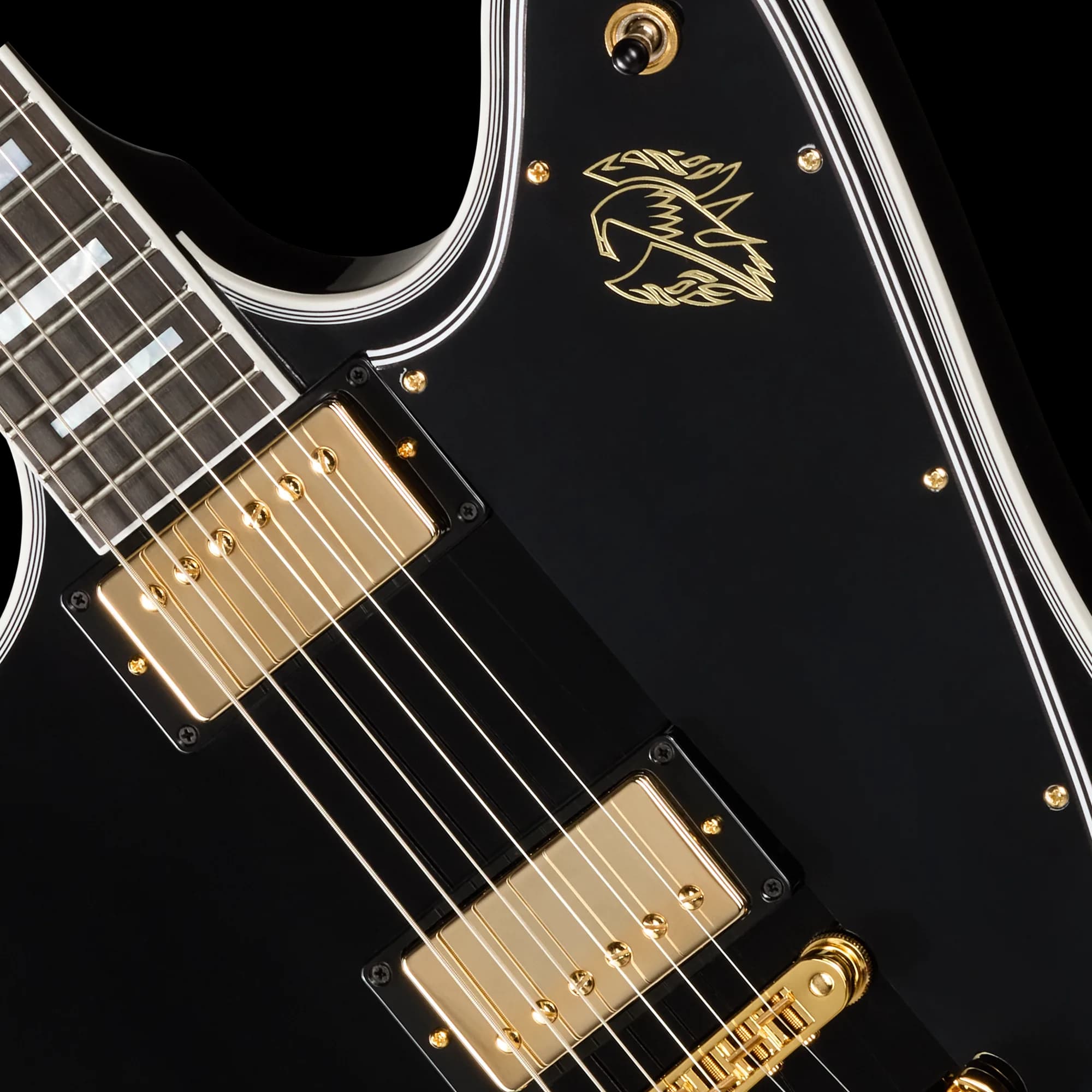 Gibson Firebird Custom with Bound Headstock, Gloss, Ebony — photo 3