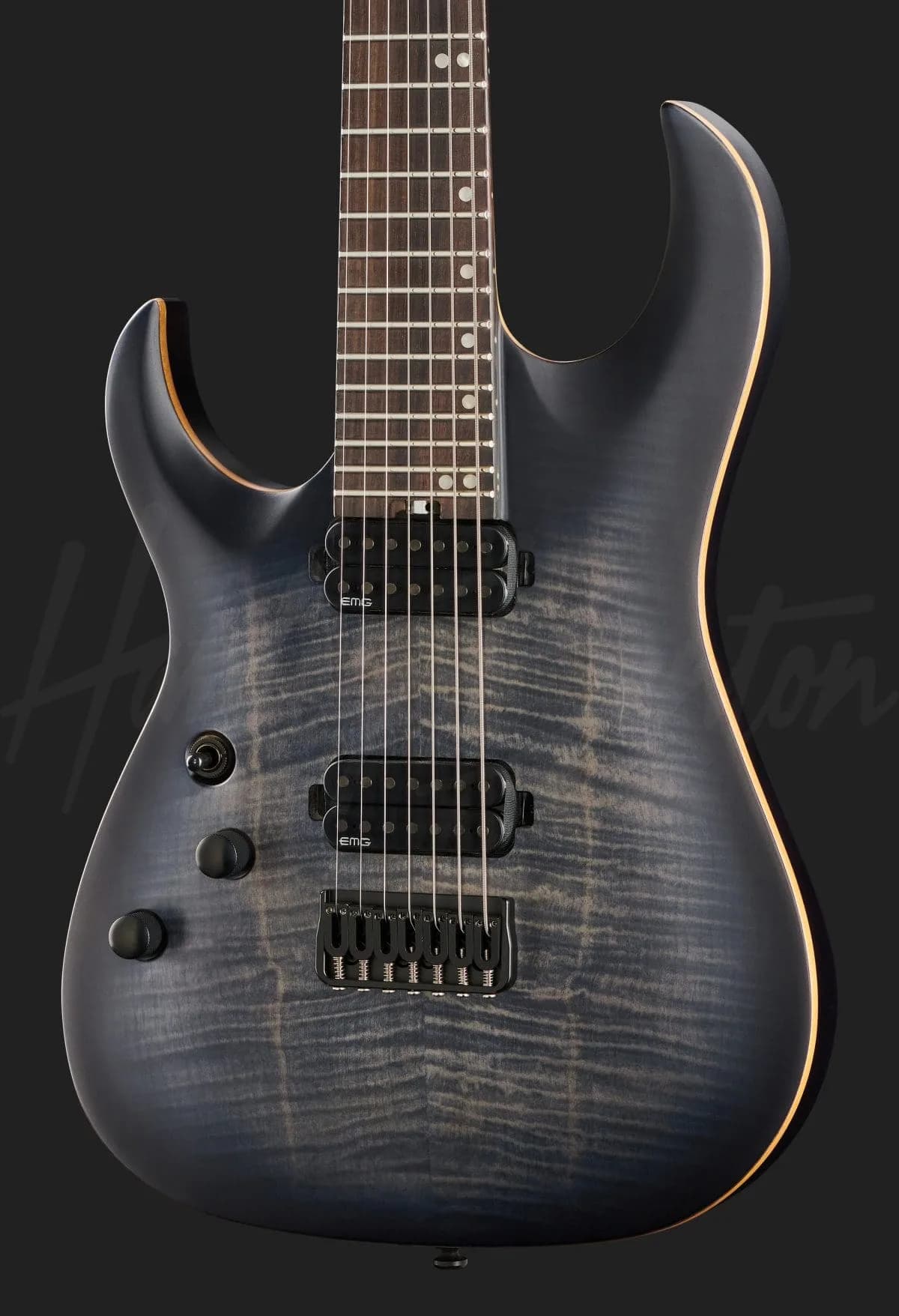 Harley Benton Amarok-7 LH BKNT Flame Burst — photo 4