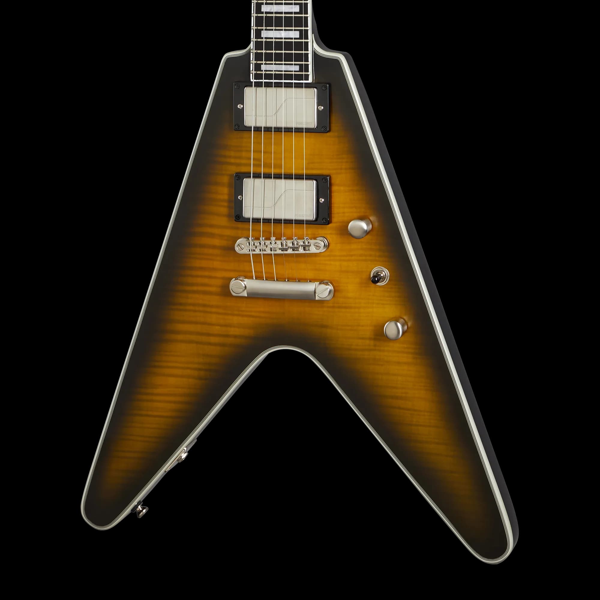 Epiphone Flying V Prophecy, Yellow Tiger Aged Gloss
