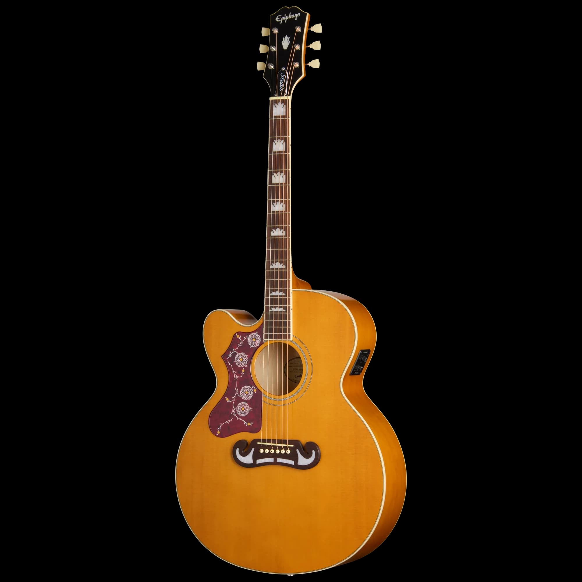 Epiphone J-200 Studio EC, Left-Handed, Natural — photo 3