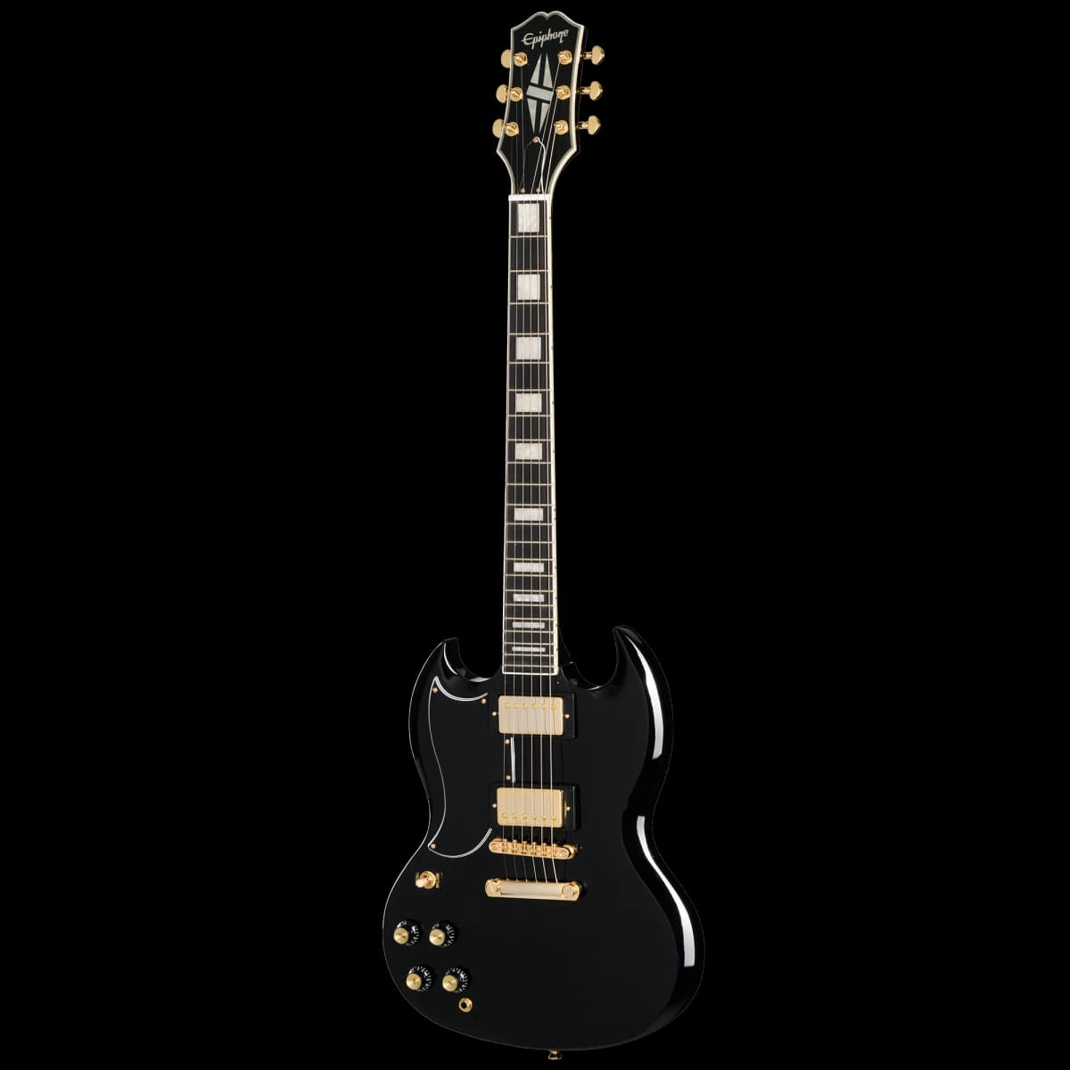 Epiphone SG Custom, Left-Handed, Ebony — photo 3