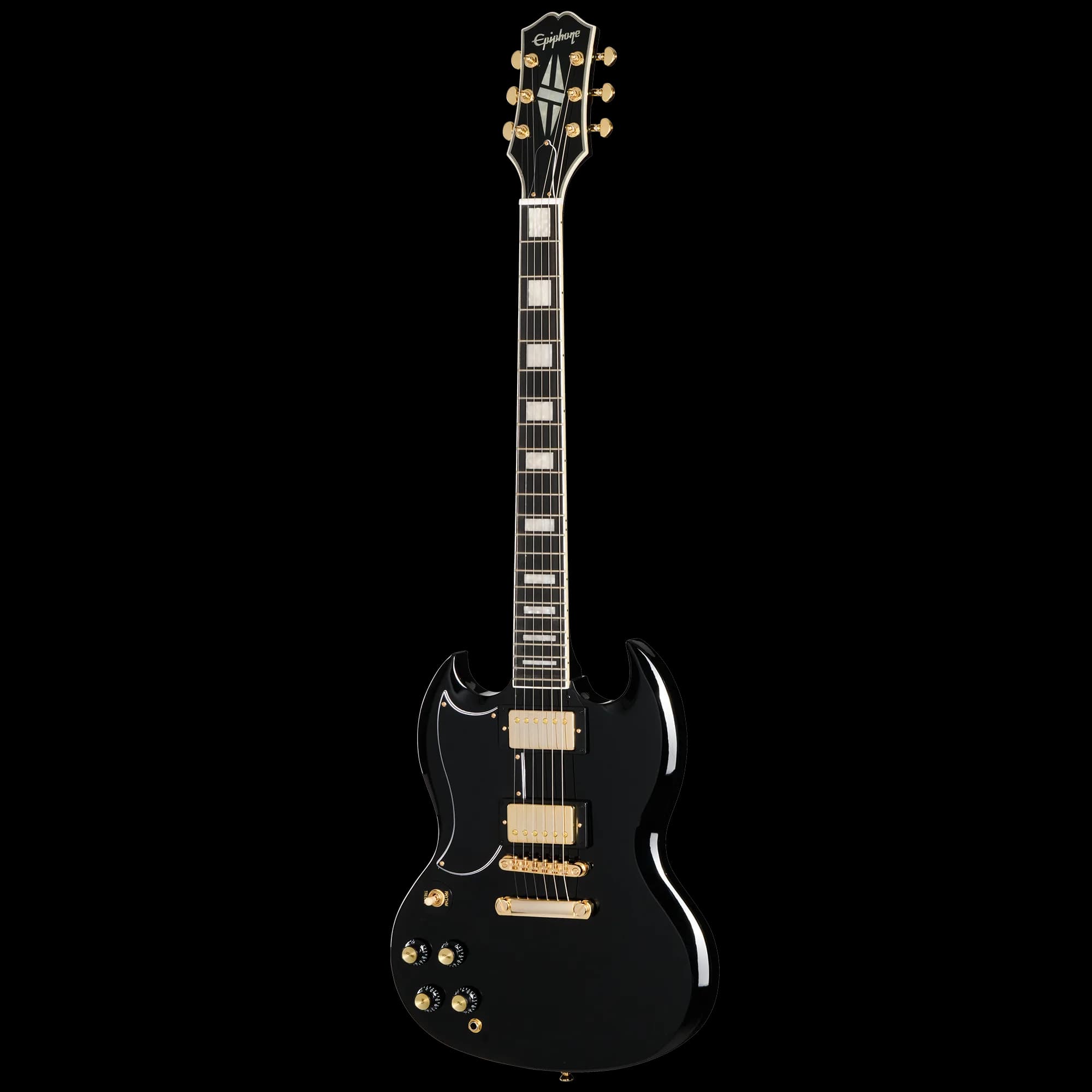 Epiphone SG Custom, Left-Handed, Ebony — photo 3