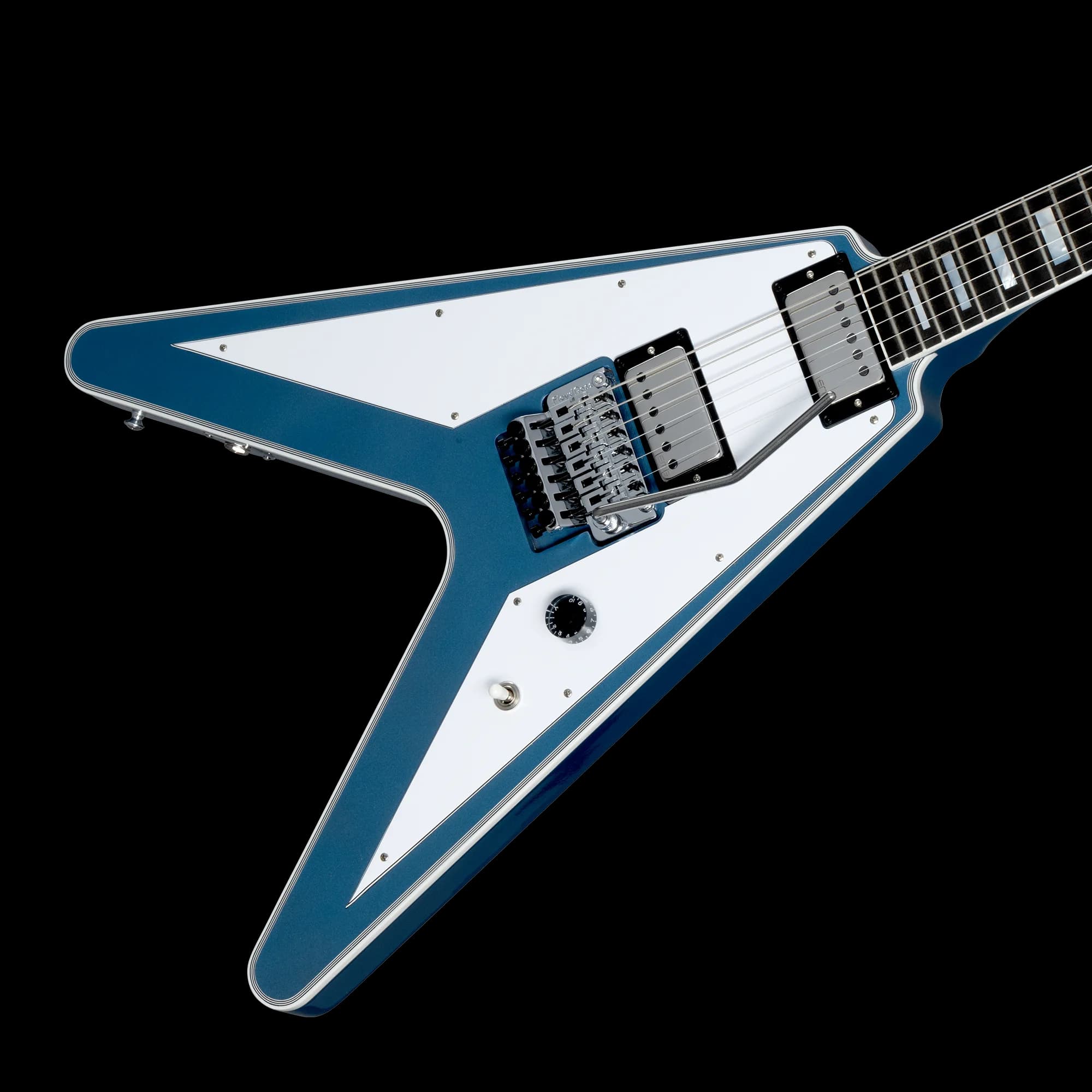 Gibson Richie Faulkner Flying V Custom, Pelham Blue — photo 4