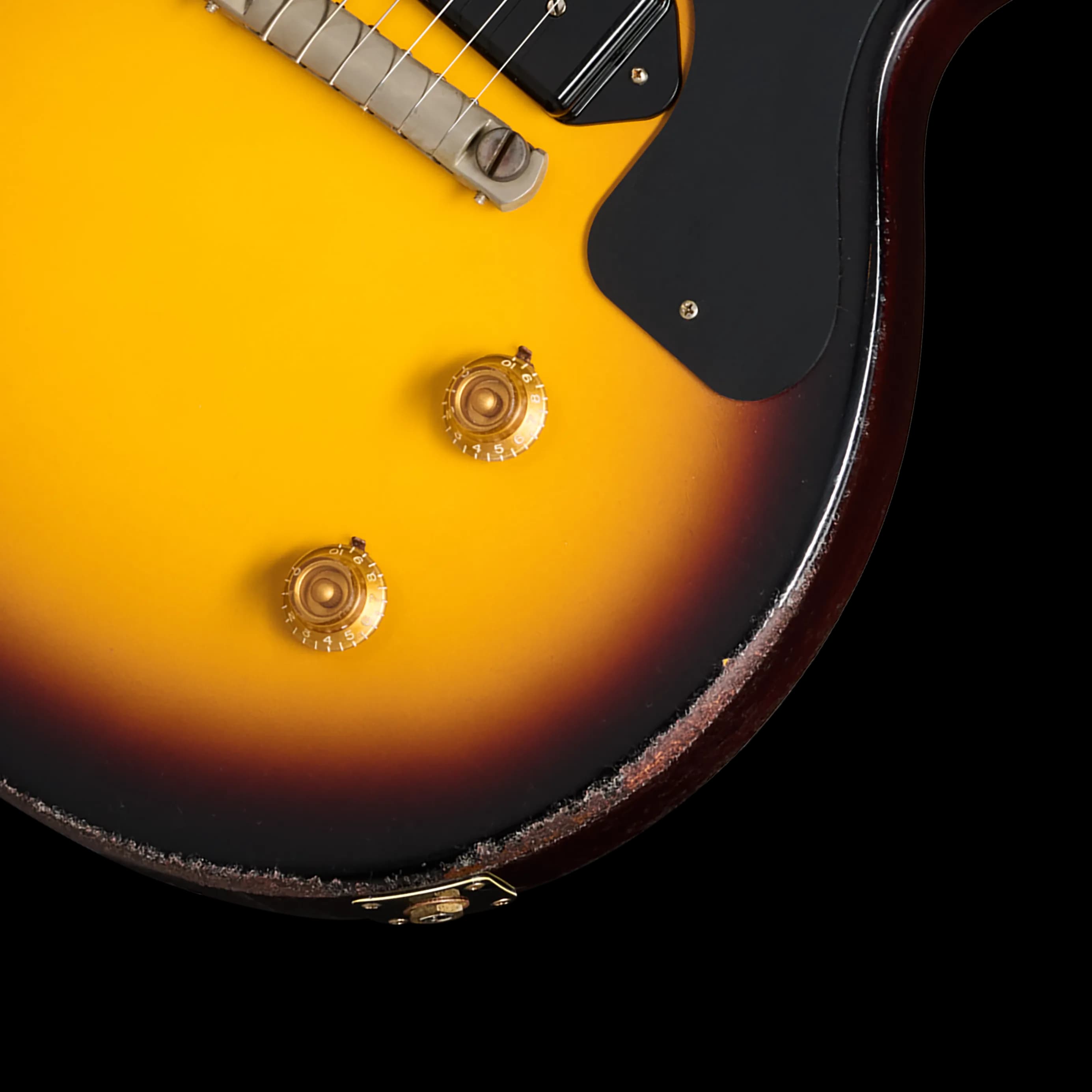 Gibson 1957 Les Paul Junior Reissue, Heavy Aged, Vintage Sunburst — photo 8