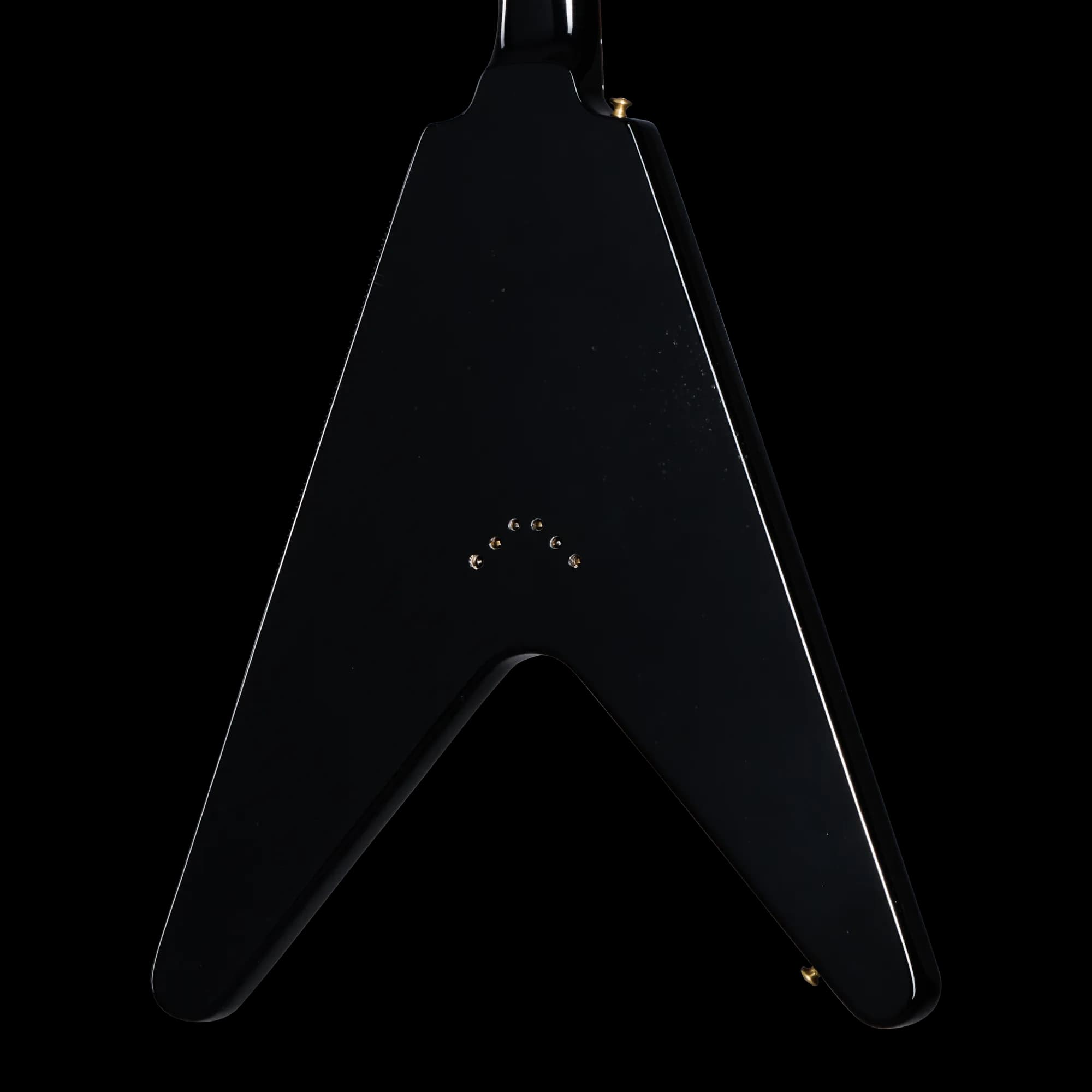 Gibson 1958 Korina Flying V Reissue, Light Aged, Ebony — photo 2