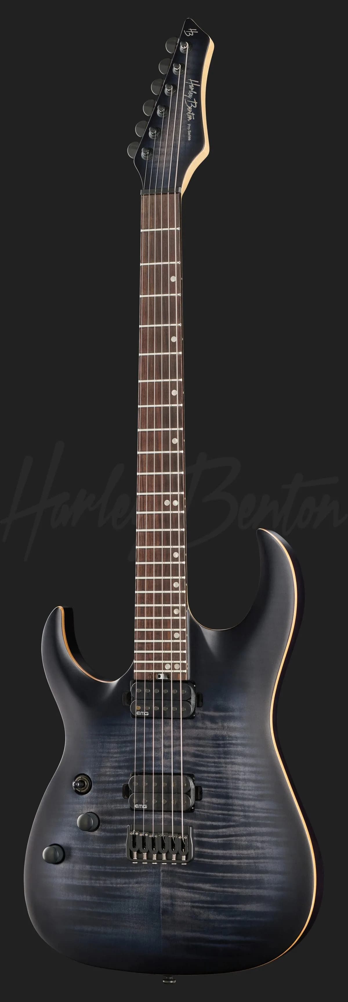 Harley Benton Amarok-6 LH BKNT Flame Burst — photo 2