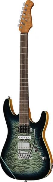 Harley Benton Fusion-IV HSH RW QBLB