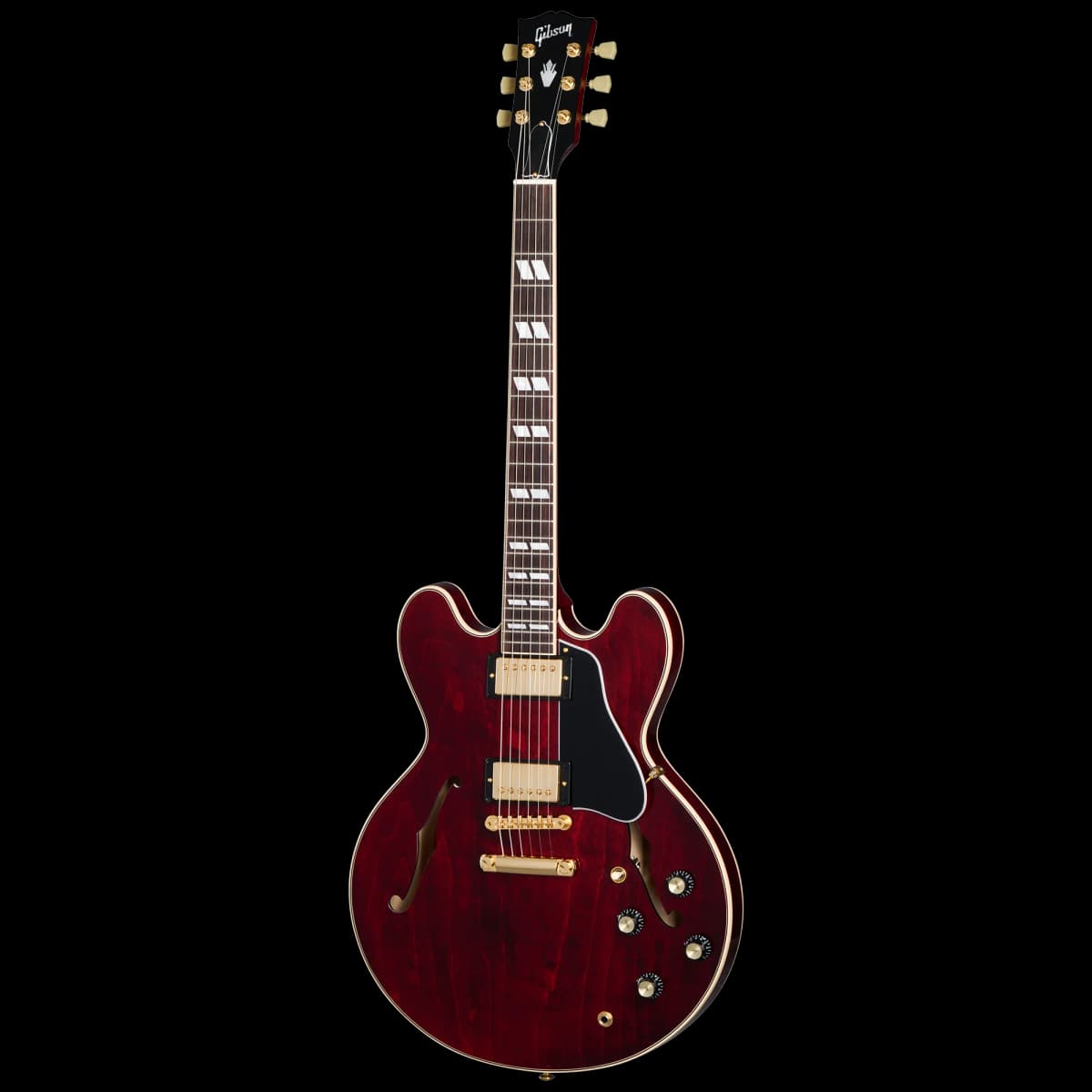 Gibson ES-345 Gold Hardware, Wine Red, Exclusive — photo 3