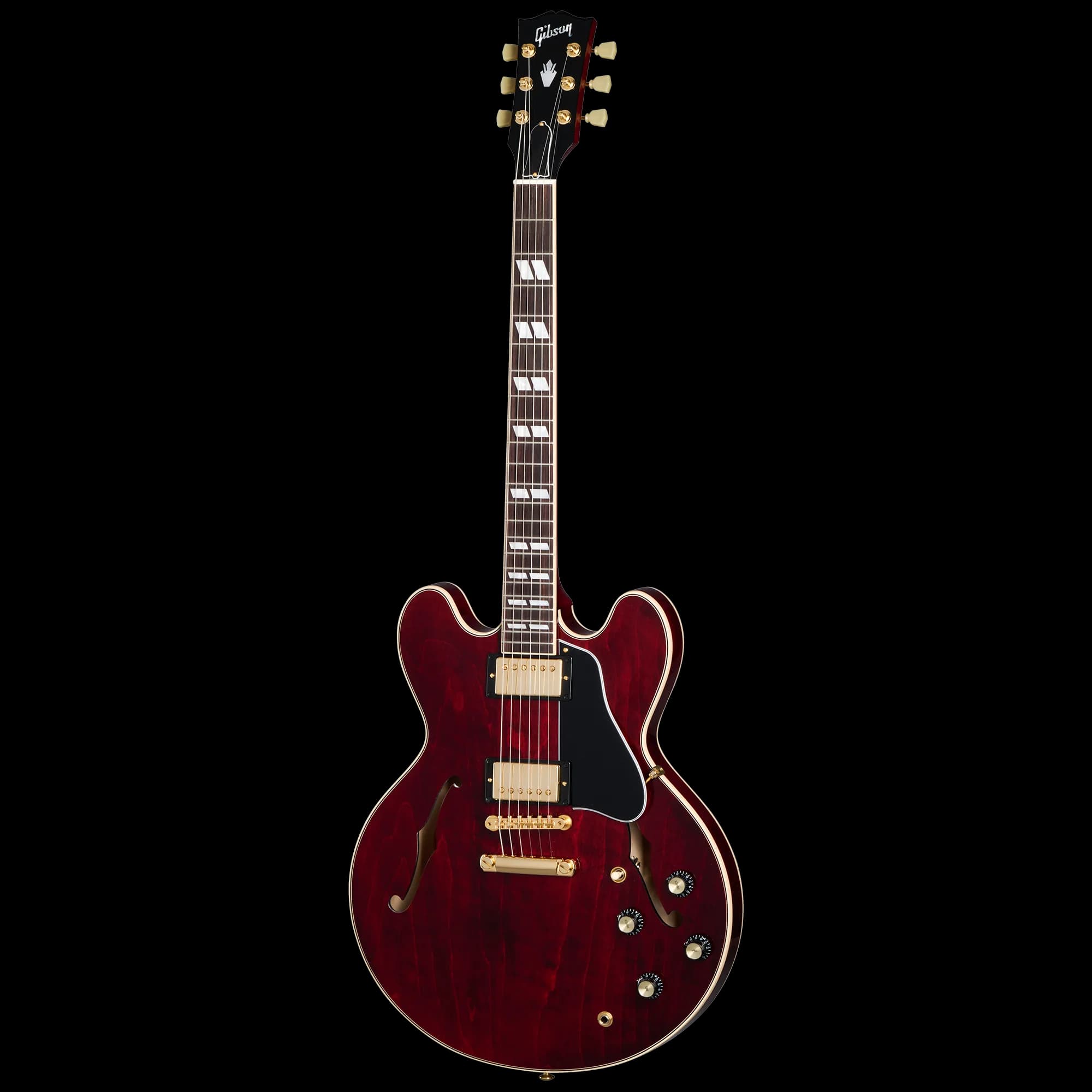 Gibson ES-345 Gold Hardware, Wine Red, Exclusive — photo 3