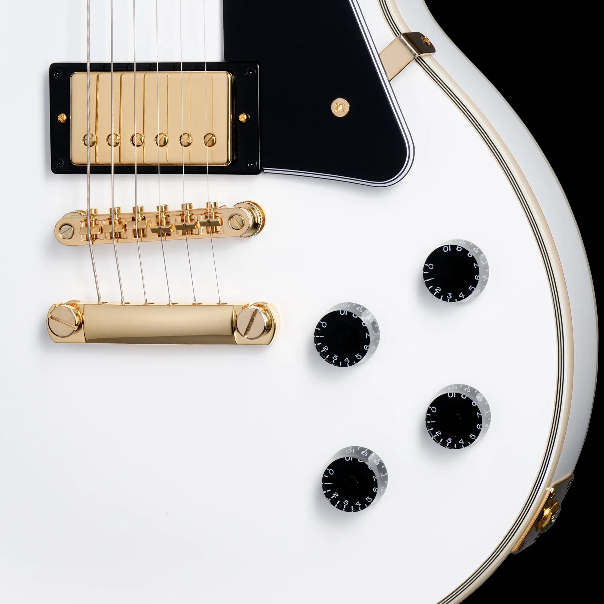 Epiphone IGC Les Paul Custom, Alpine White — photo 7