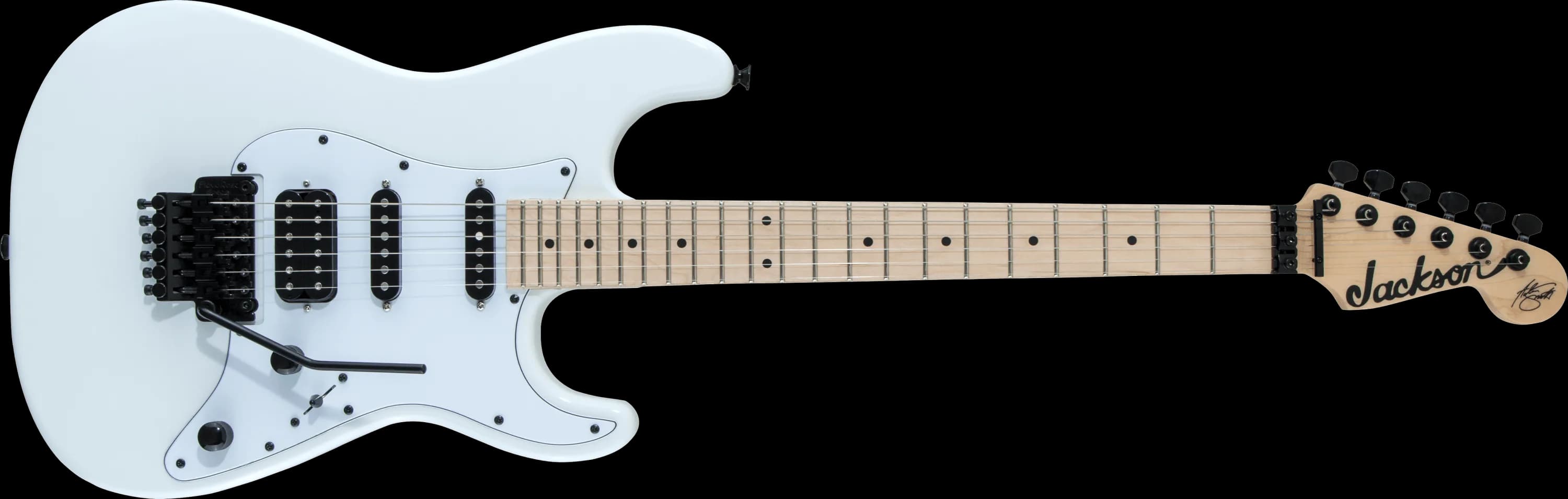 Jackson X Series Signature Adrian Smith SDXM, Maple Fingerboard, Snow White with White Pickguard