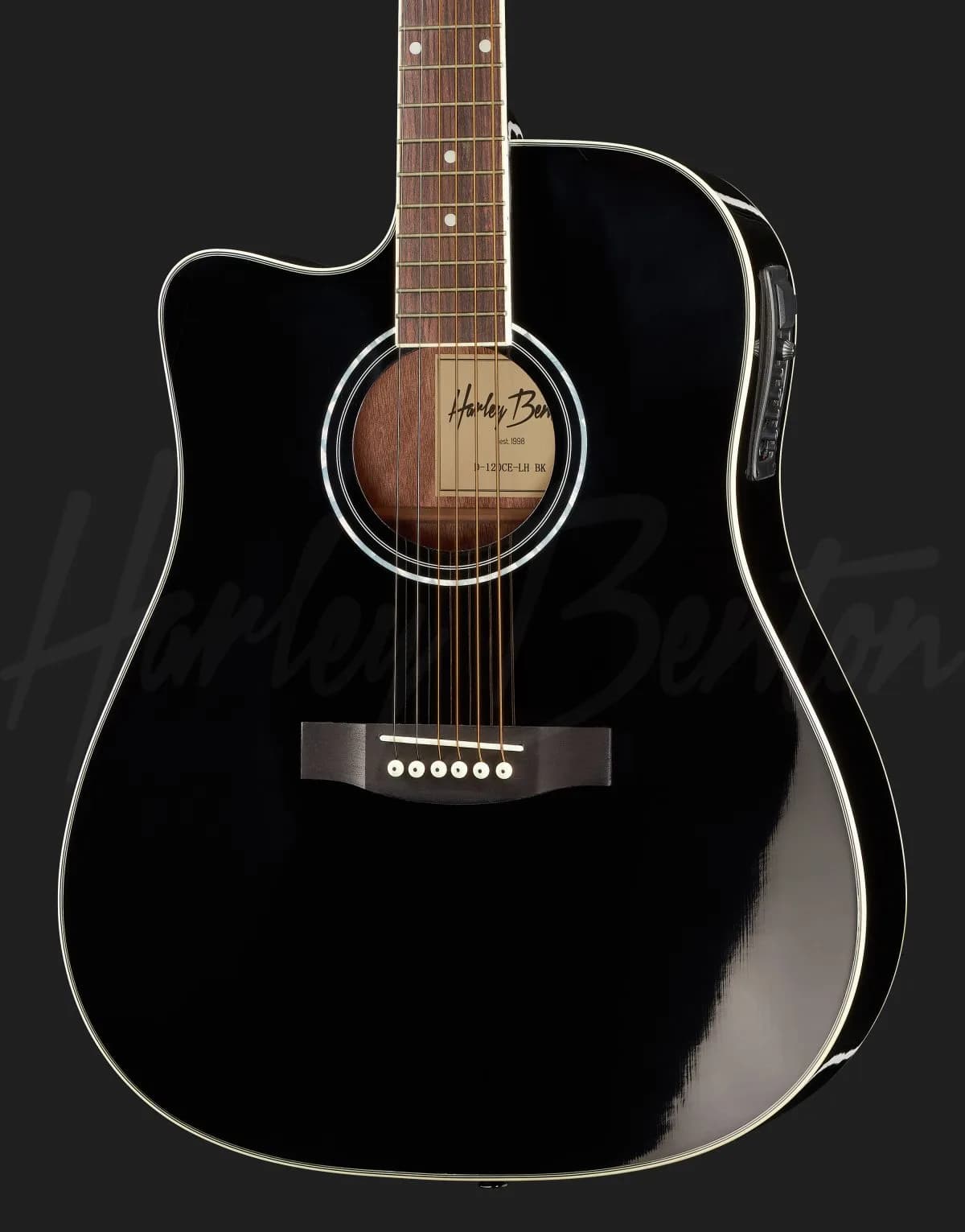 Harley Benton D-120CE-LH BK — photo 4