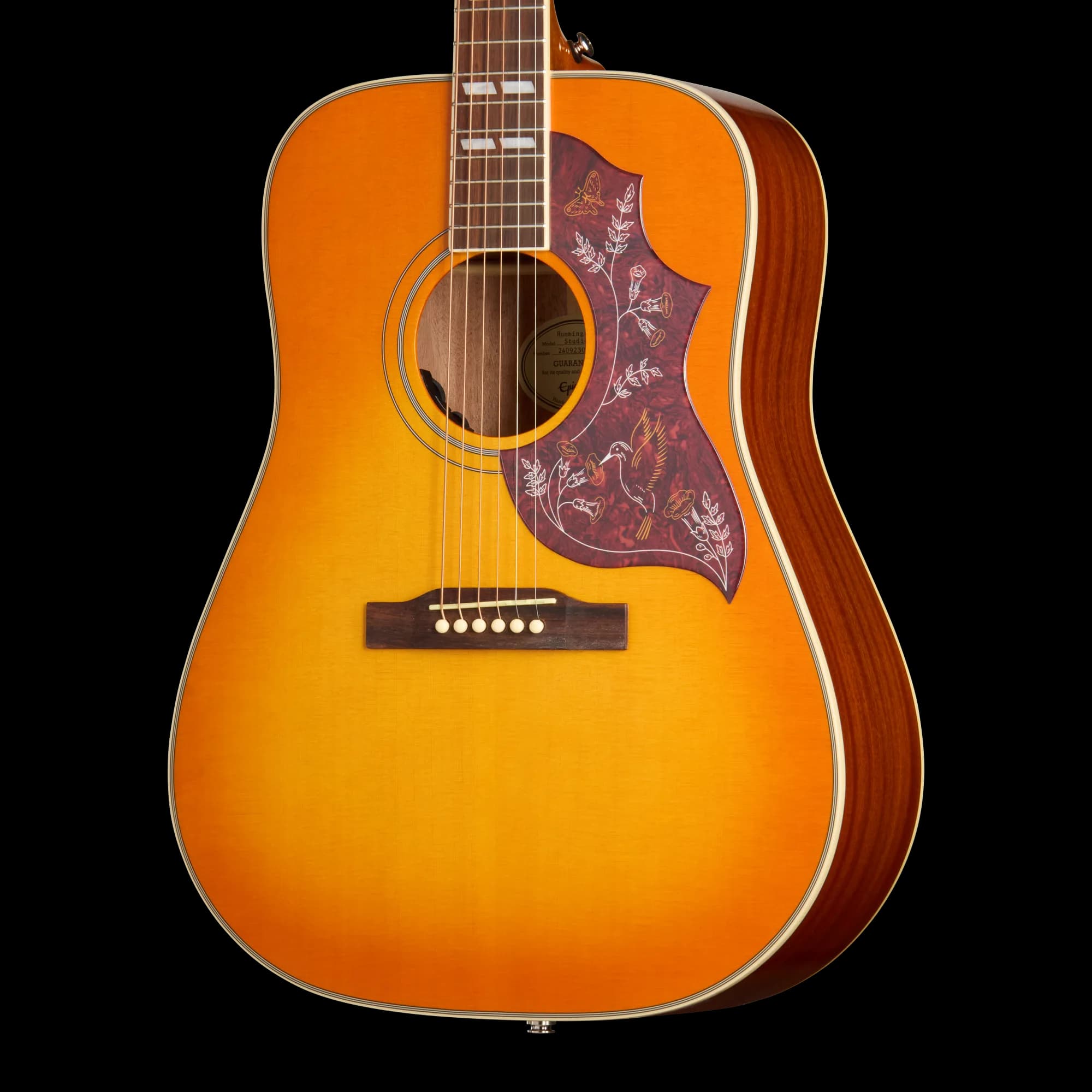 Epiphone Hummingbird Studio, Heritage Cherry Sunburst