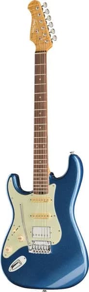 Harley Benton ST-Modern Plus HSS LH Lake Placid Blue