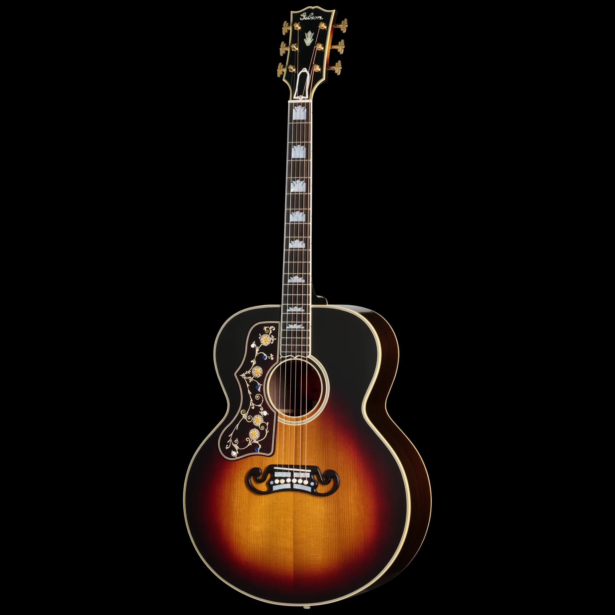 Gibson Pre-War SJ-200 Rosewood, Left-Handed, Vintage Sunburst — photo 3