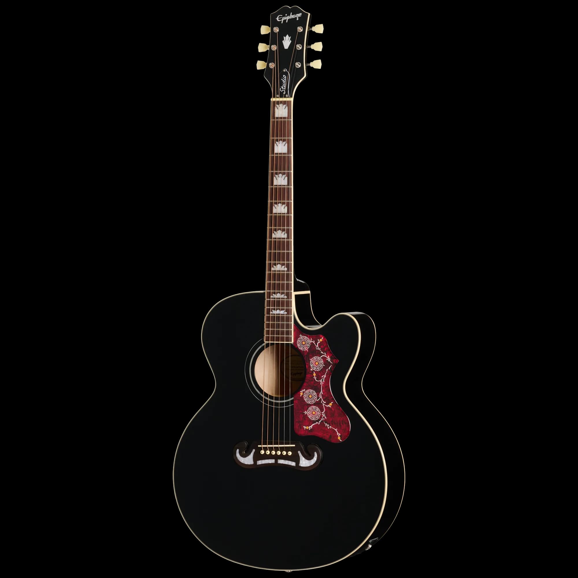 Epiphone J-200 Studio EC, Ebony, Exclusive — photo 3