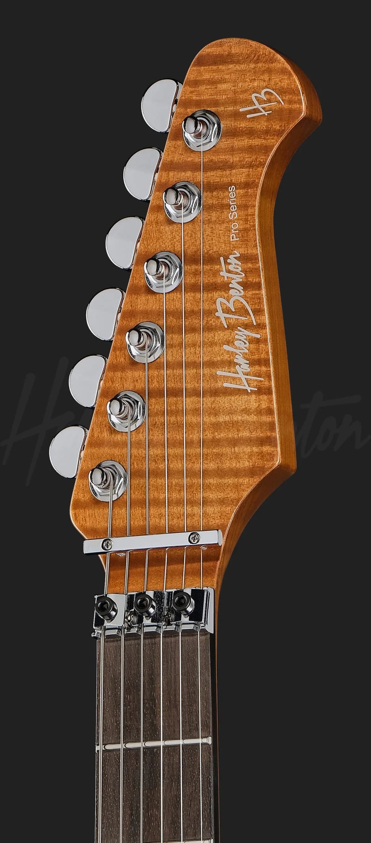 Harley Benton Fusion-IV HH RW FR QBLB — photo 6