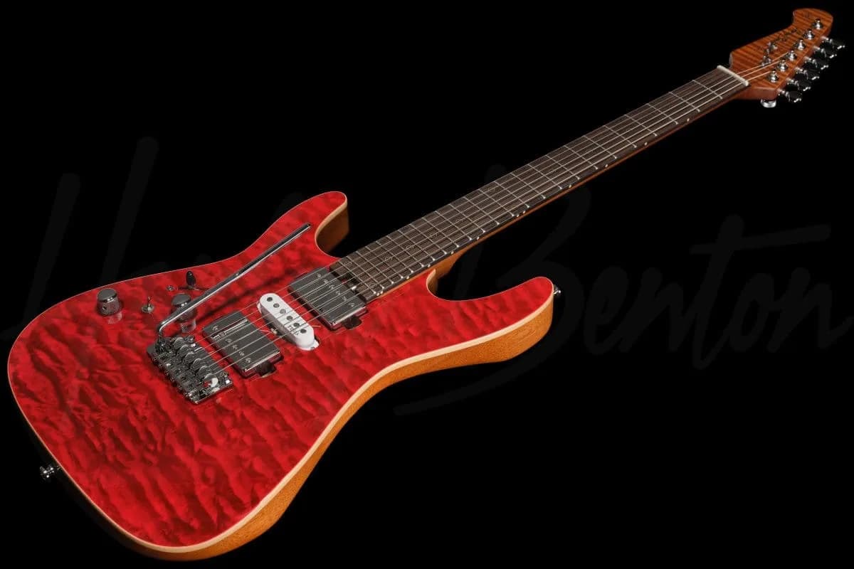 Harley Benton Fusion-IV HSH LH RW QRG — photo 8
