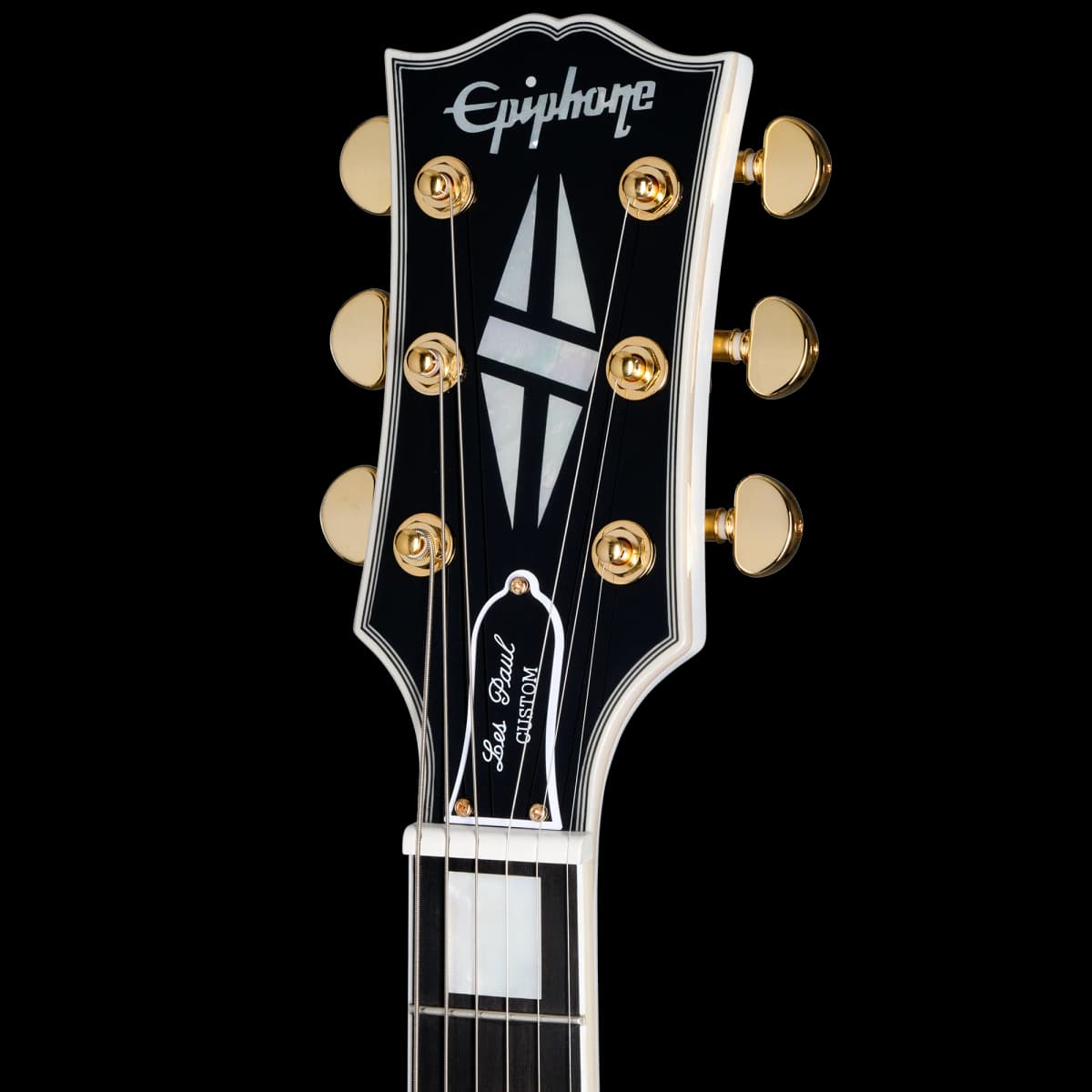 Epiphone IGC Les Paul Custom, Alpine White — photo 5