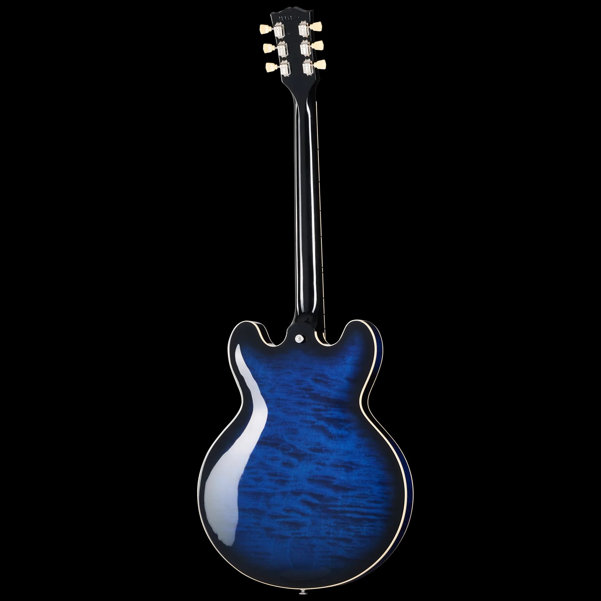 Gibson ES-335 Figured Custom Color, Deep Ocean Burst — photo 4