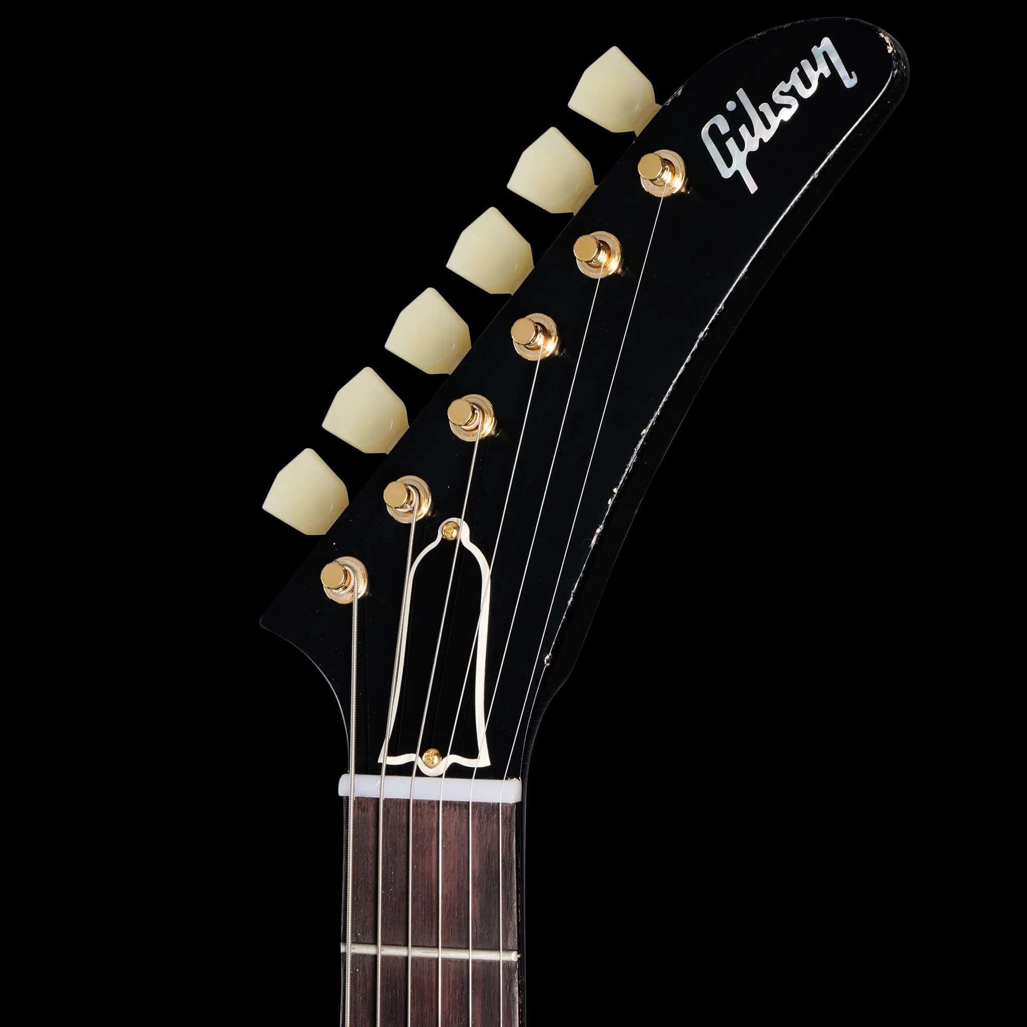 Gibson 1958 Korina Explorer Reissue, Light Aged, Ebony — photo 5
