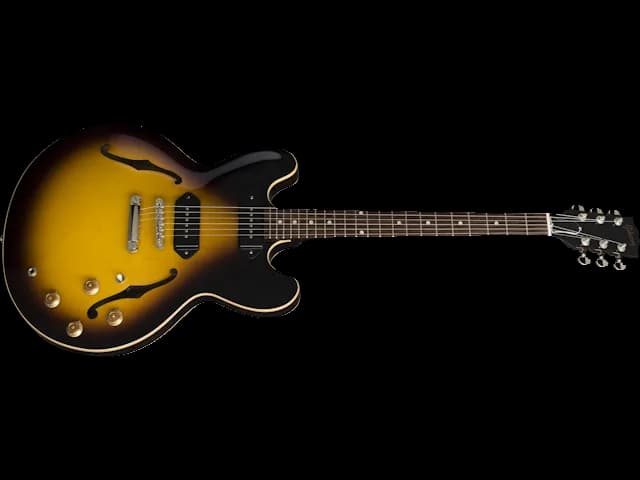 Gibson ES-335 DOT P-90, Vintage Burst — photo 5