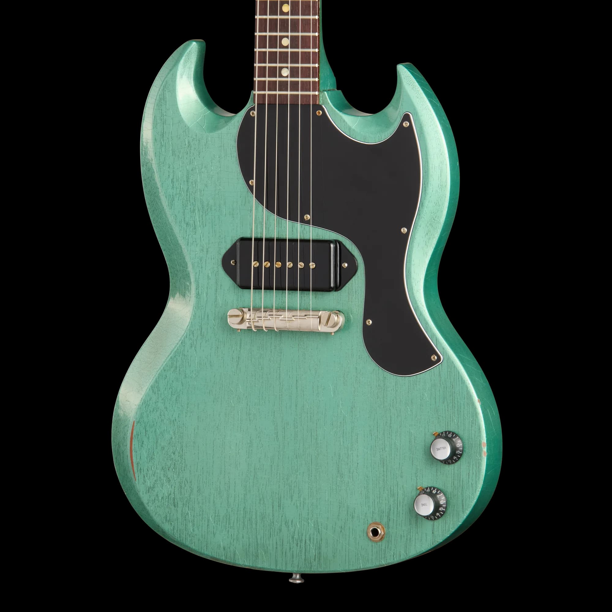 Gibson 1963 Les Paul SG Junior Reissue, Light Aged, TV Inverness Green