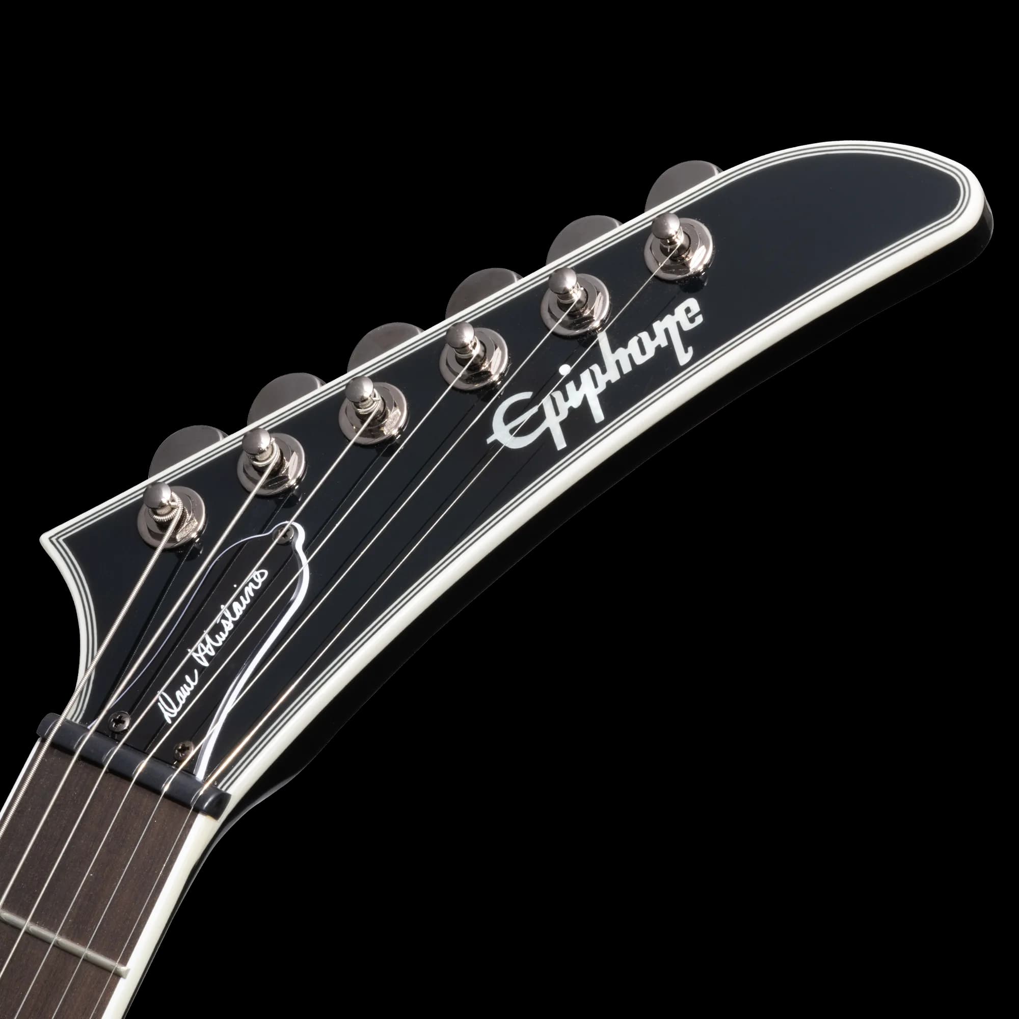 Epiphone Dave Mustaine Flying V Custom, Black Metallic — photo 5
