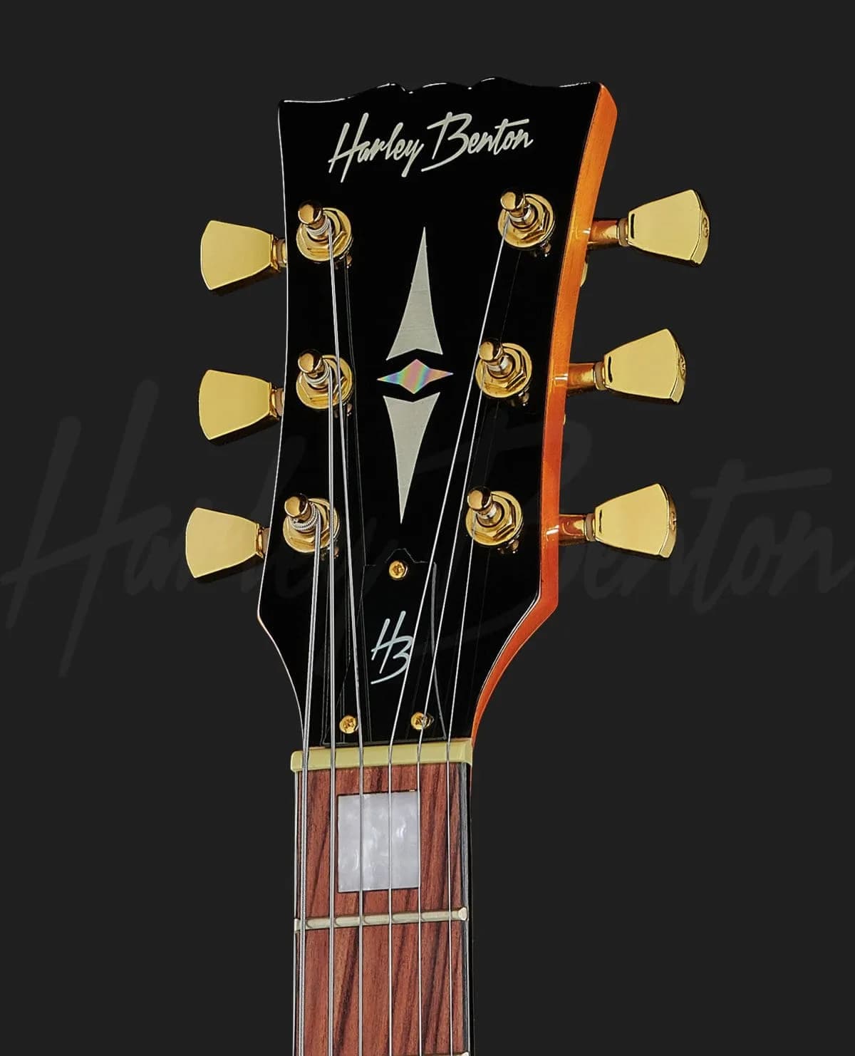 Harley Benton HB-35Plus Metallic Blue — photo 6