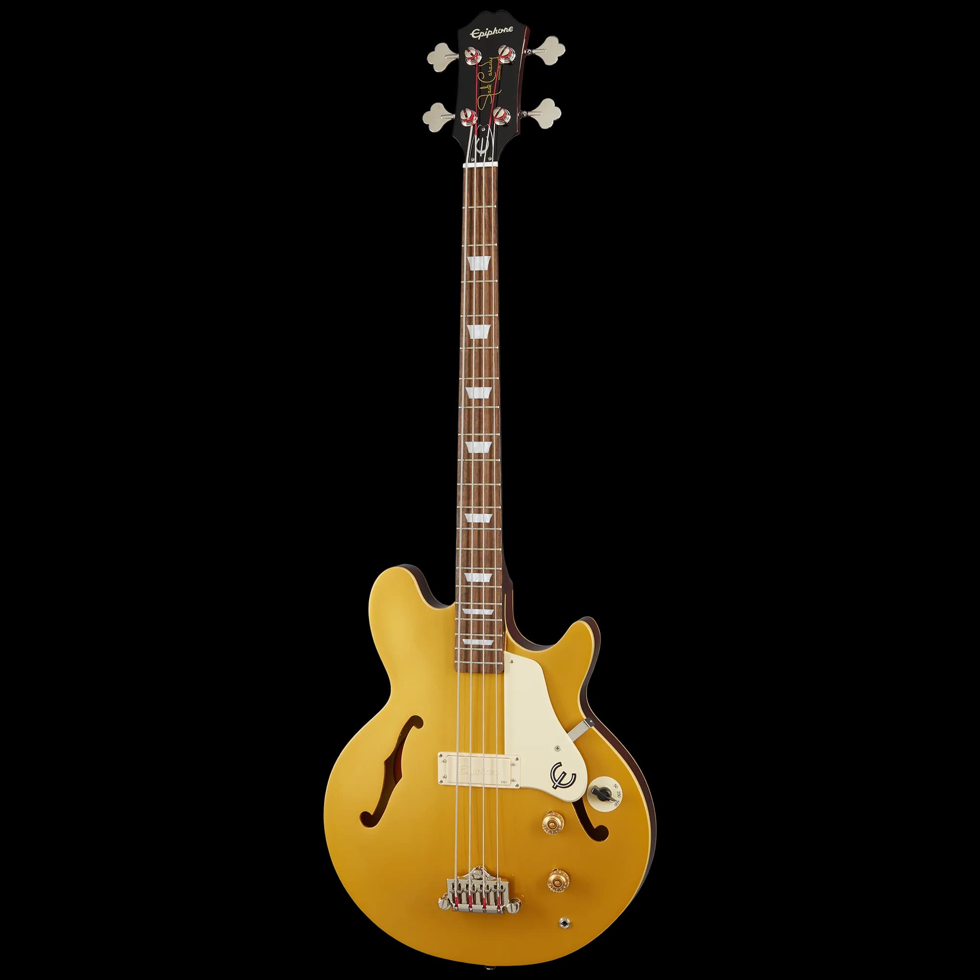 Epiphone Jack Casady Bass, Metallic Gold — photo 3