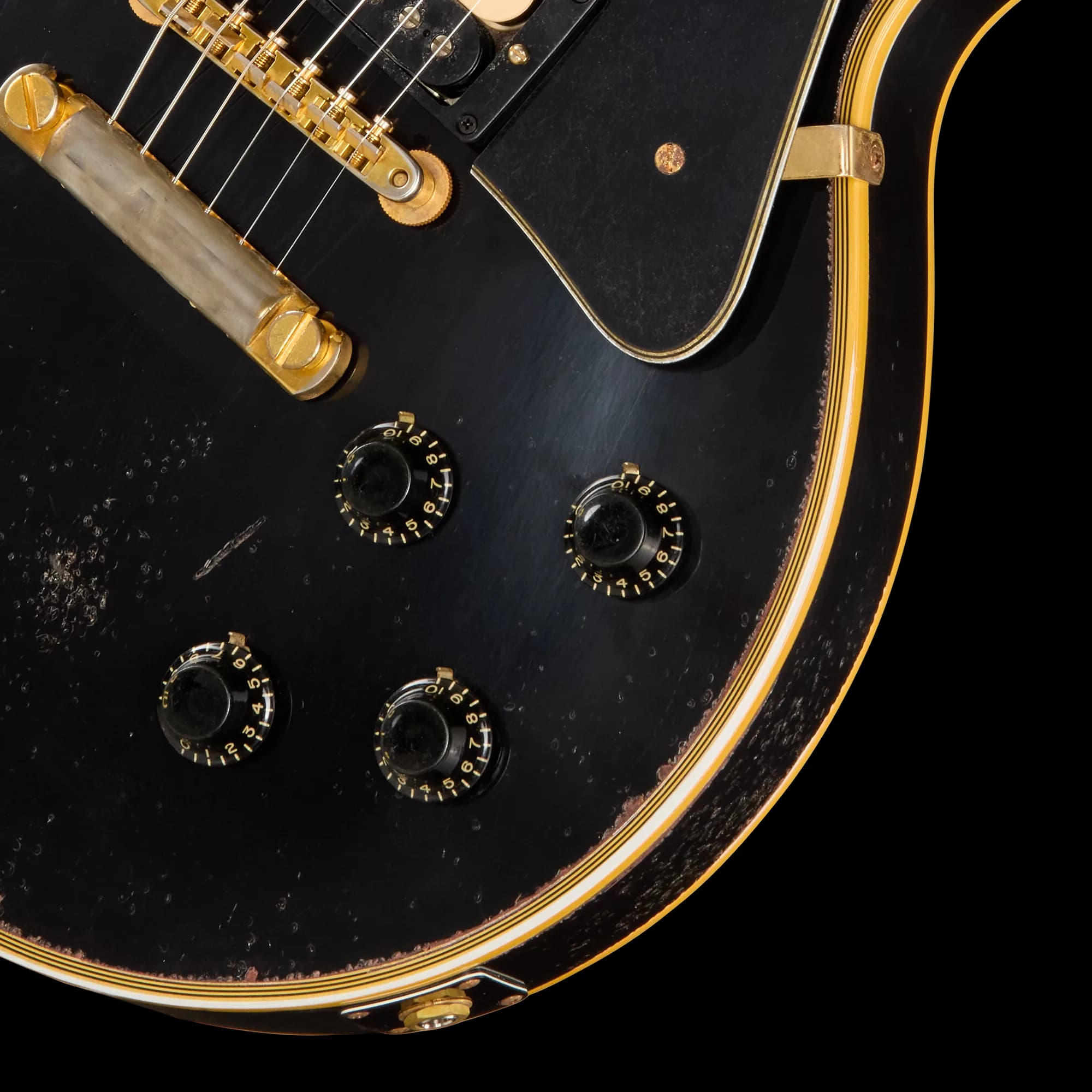 Gibson LE 1954 Les Paul Custom Reissue with Humbucker, Heavy Aged, Ebony — photo 7