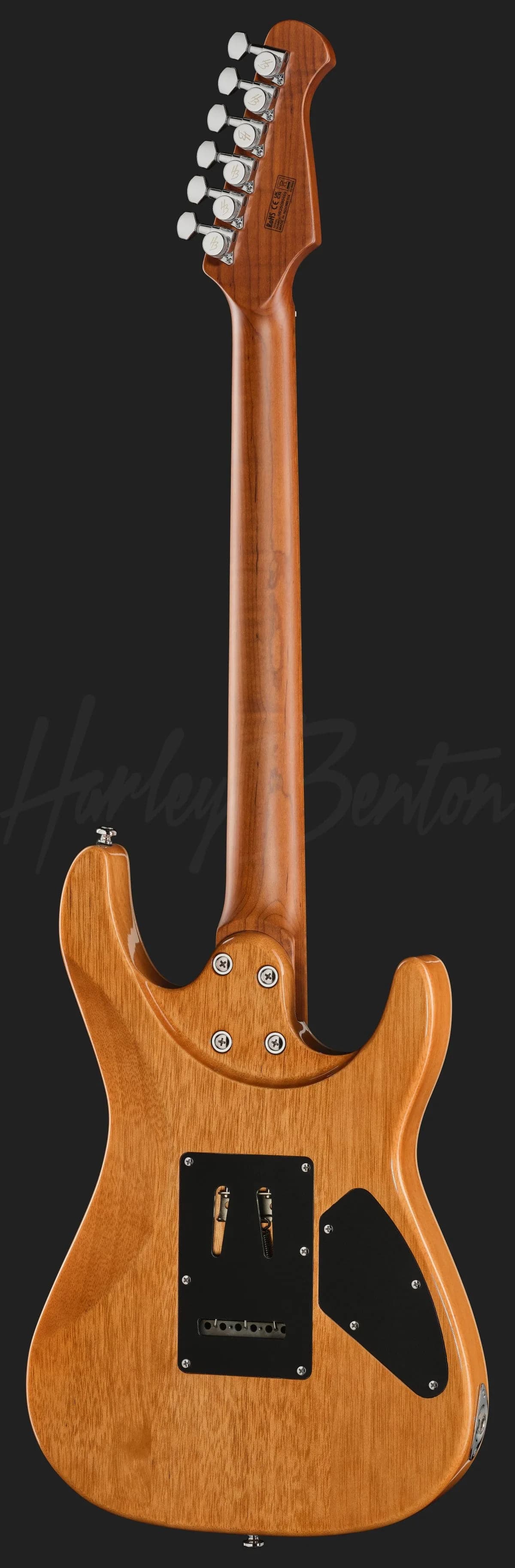 Harley Benton Fusion-IV HSS LH MN QBLB — photo 3