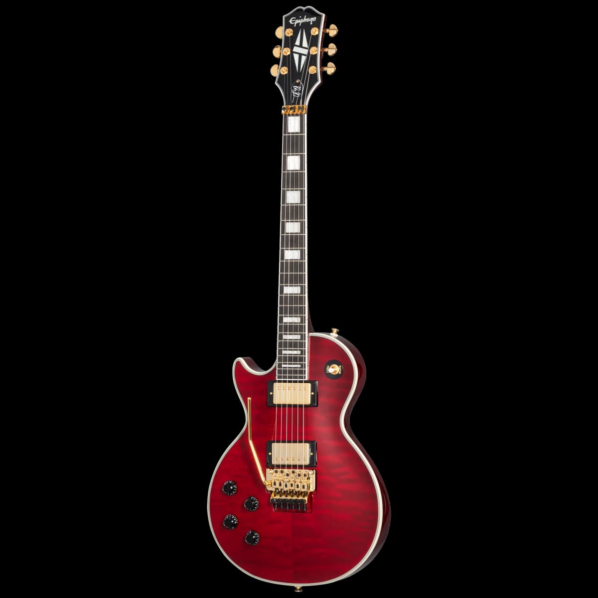 Epiphone Alex Lifeson Les Paul Custom Axcess, Left-Handed, Ruby — photo 3