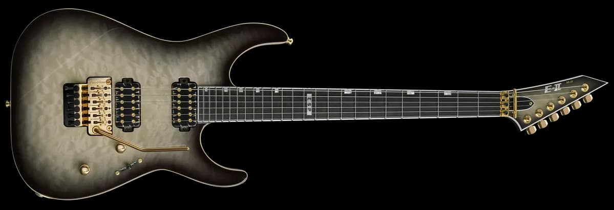 ESP E-II M-II Black Natural Burst