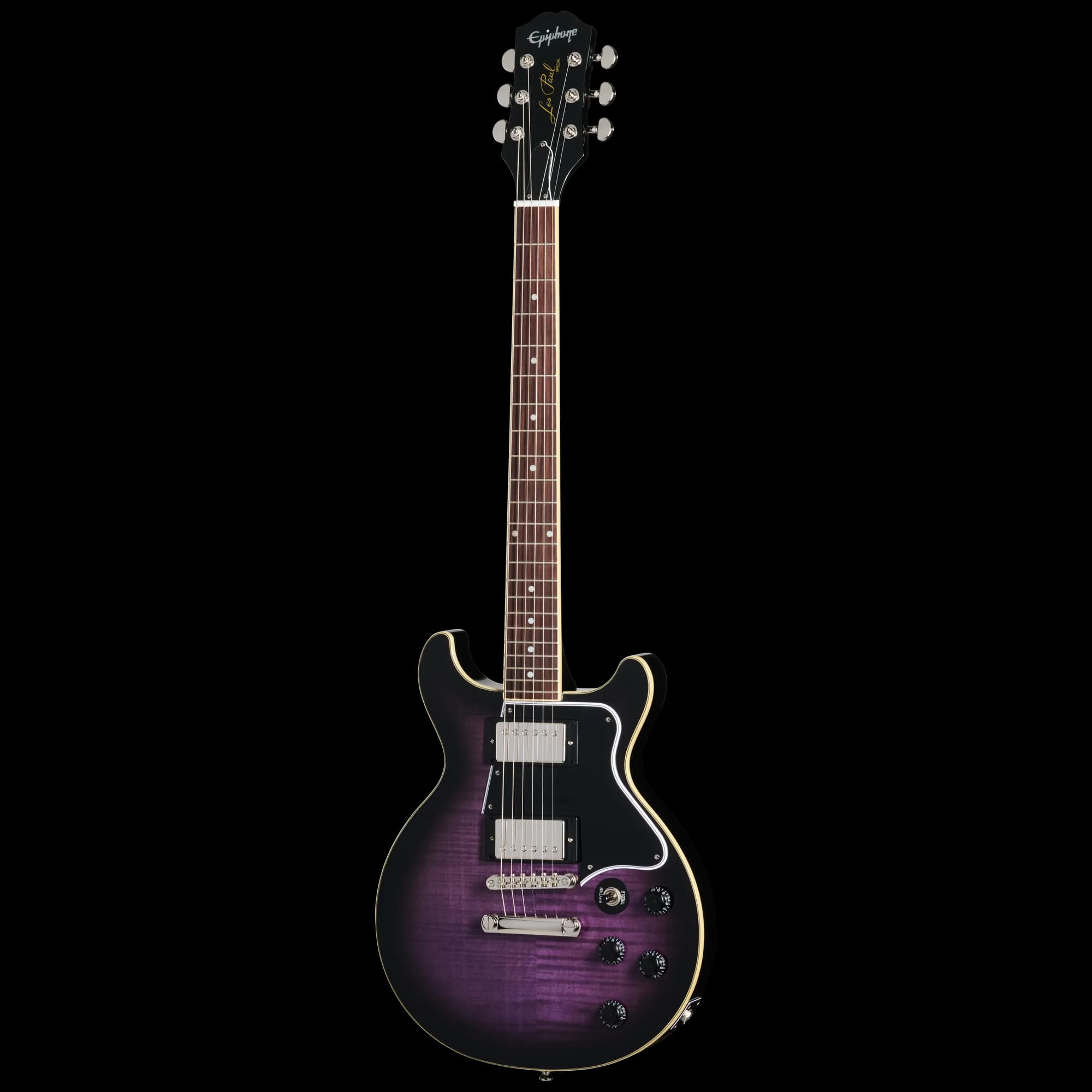 Epiphone Les Paul Special Double Cut Figured, Dark Purple Burst, Exclusive — photo 3
