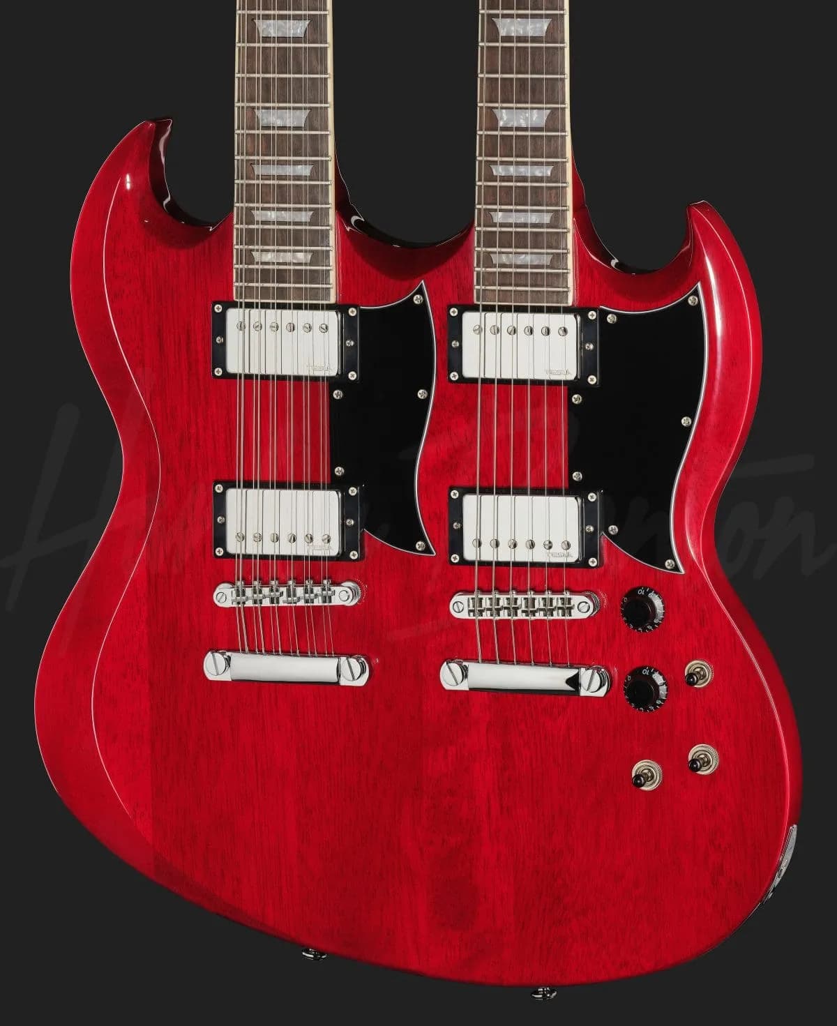 Harley Benton DC-Custom II 612 Cherry — photo 4