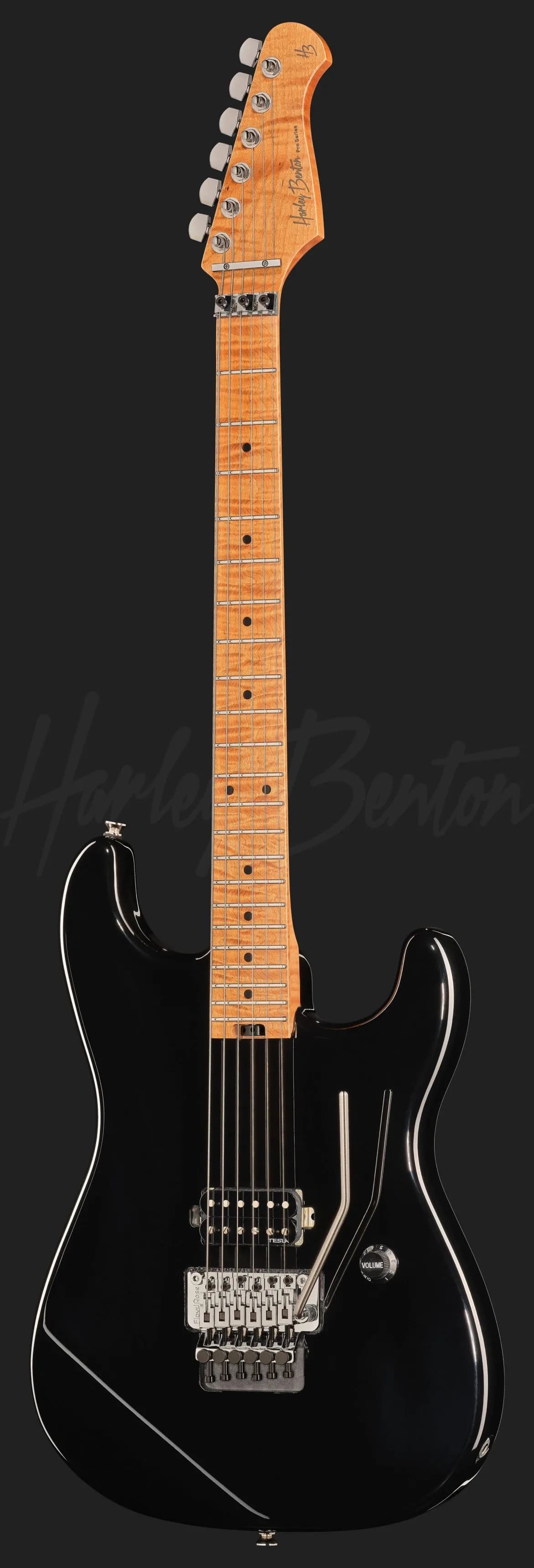 Harley Benton ST-80FR MN Black — photo 2