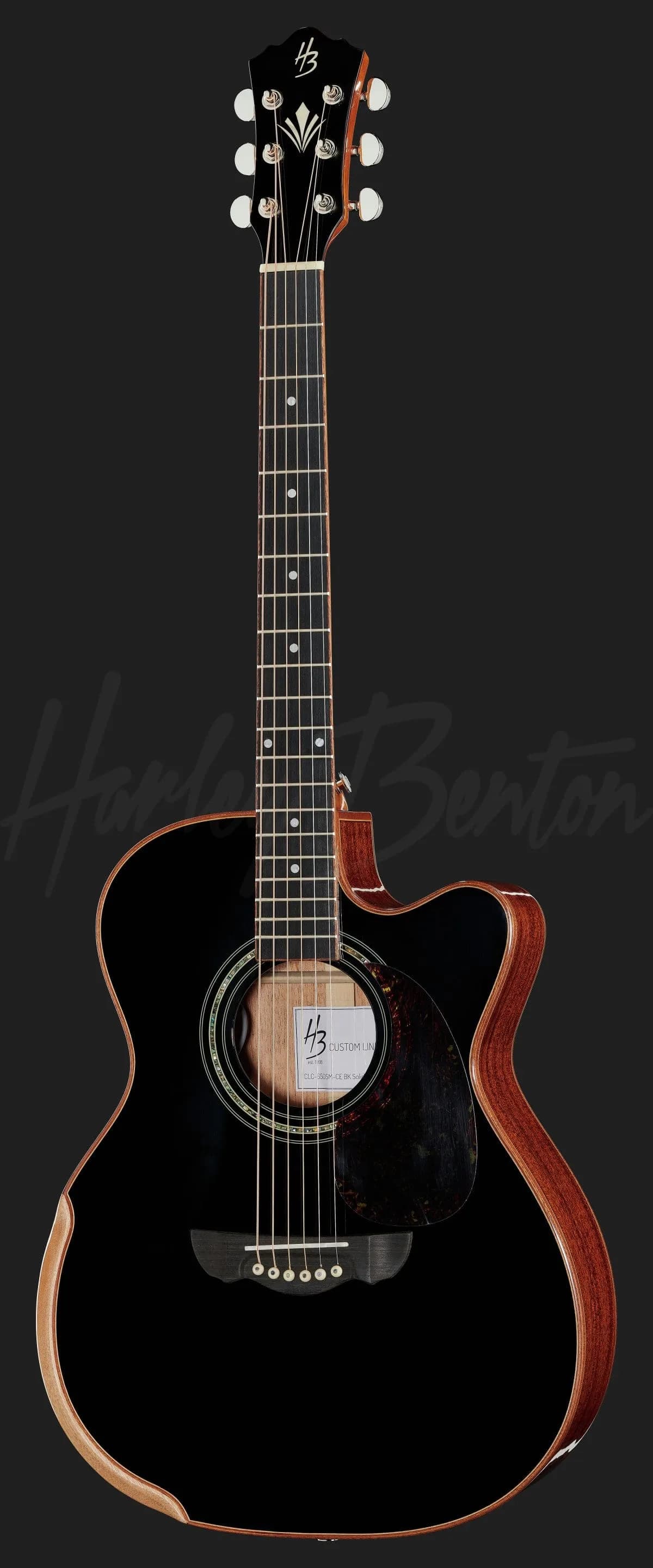 Harley Benton CLC-650SM-CE BK Solid Wood — photo 2