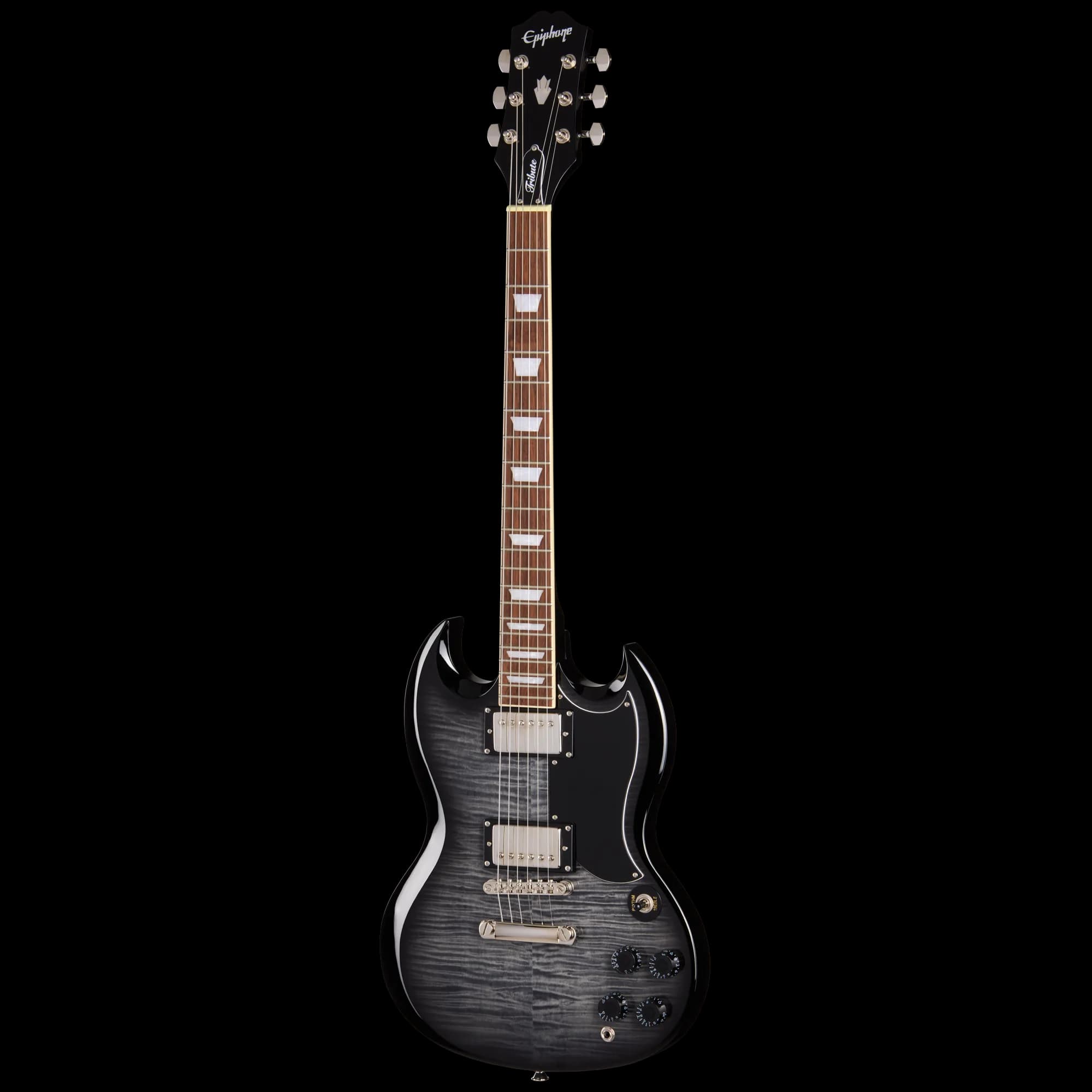 Epiphone SG Tribute Plus, Ebony Burst — photo 3