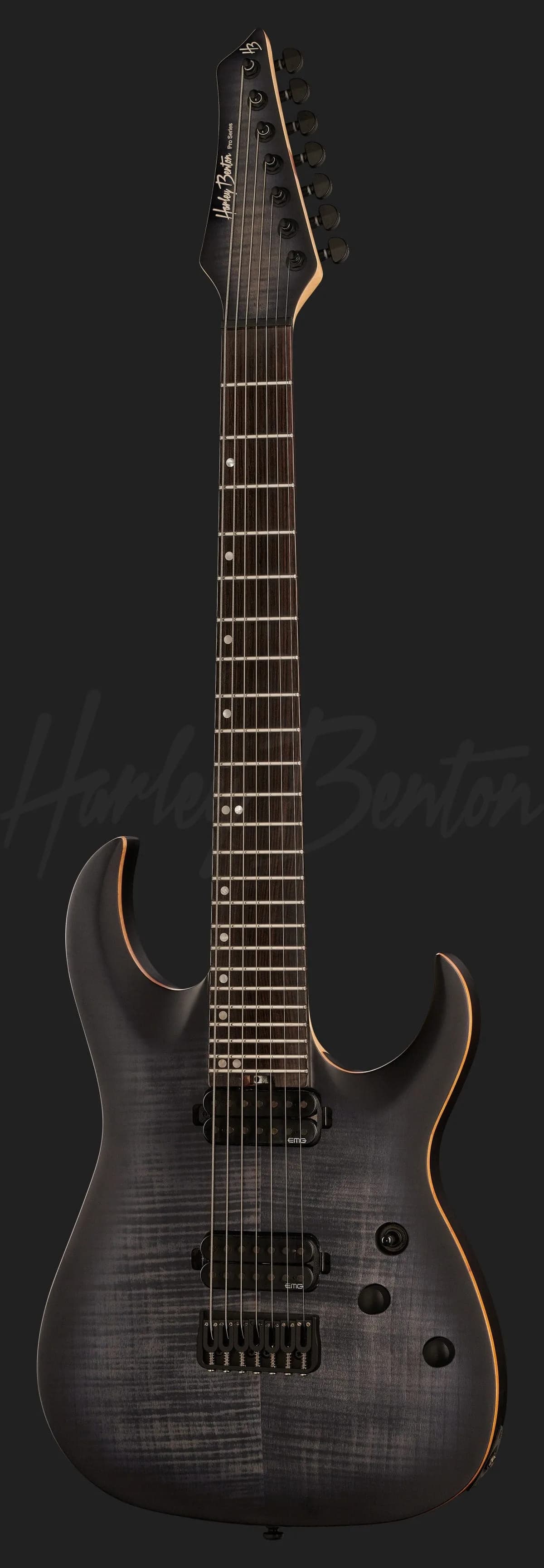 Harley Benton Amarok-7 BKNT Flame Burst — photo 2