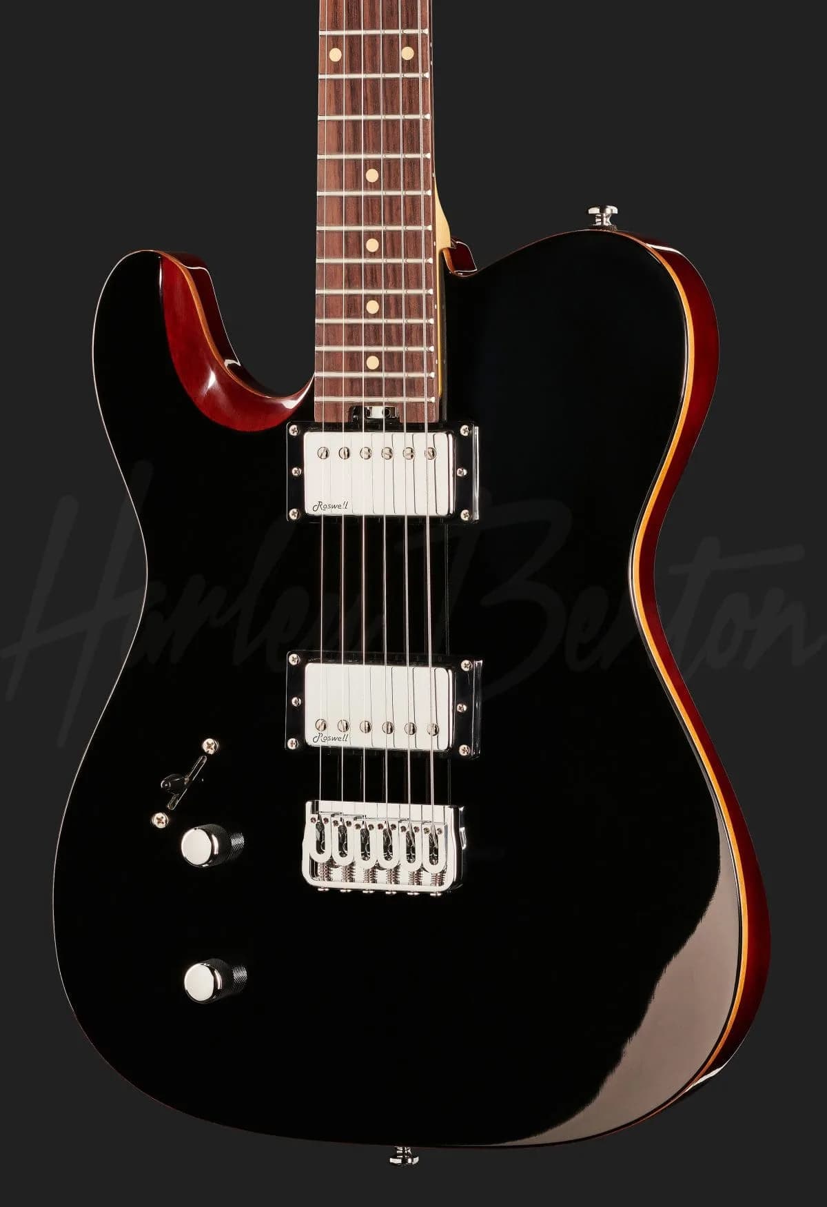 Harley Benton Fusion-T HH HT LH EB BK — photo 4