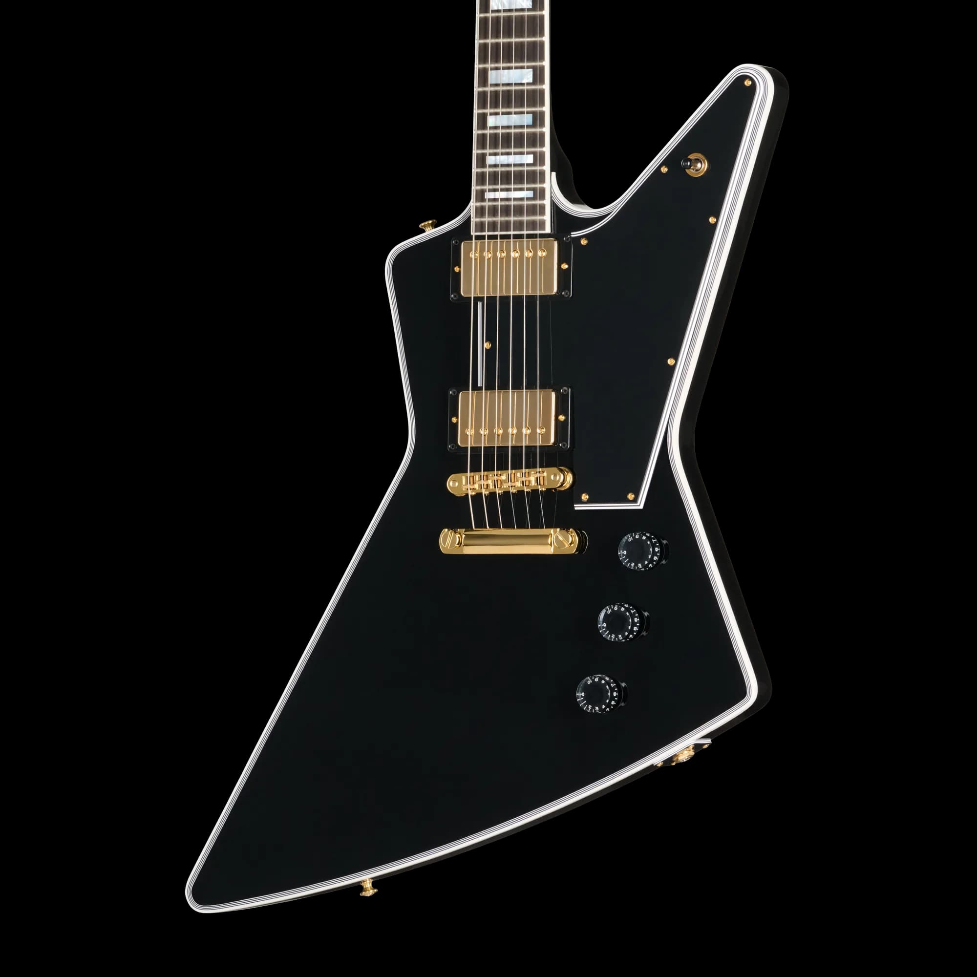 Gibson Explorer Custom with Bound Headstock, Gloss, Ebony