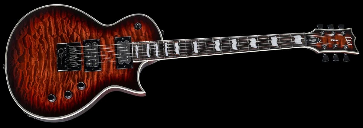 ESP EC-1000 Evertune Dark Brown Sunburst — photo 3