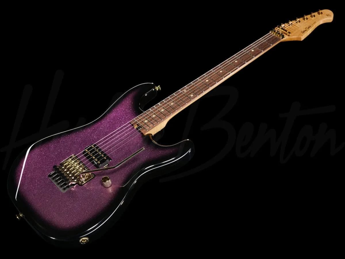 Harley Benton ST-80FR Amethyst Sparkle — photo 8