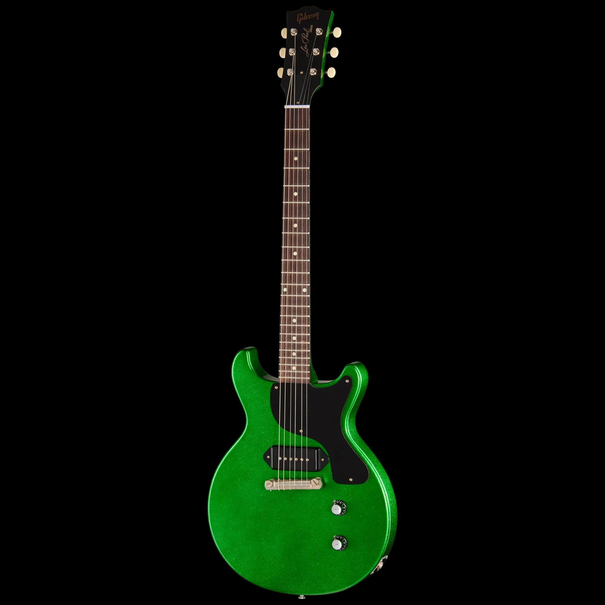 Gibson 1960 Les Paul Junior Double Cut Reissue, VOS, Green Sparkle — photo 3