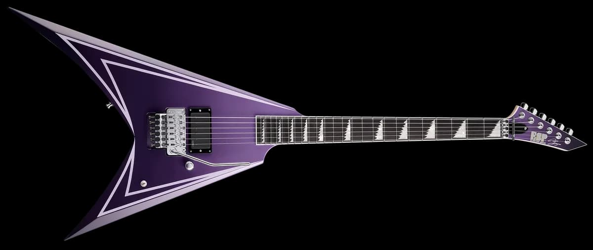 ESP Alexi Hexed Purple Fade w/ Pinstripes