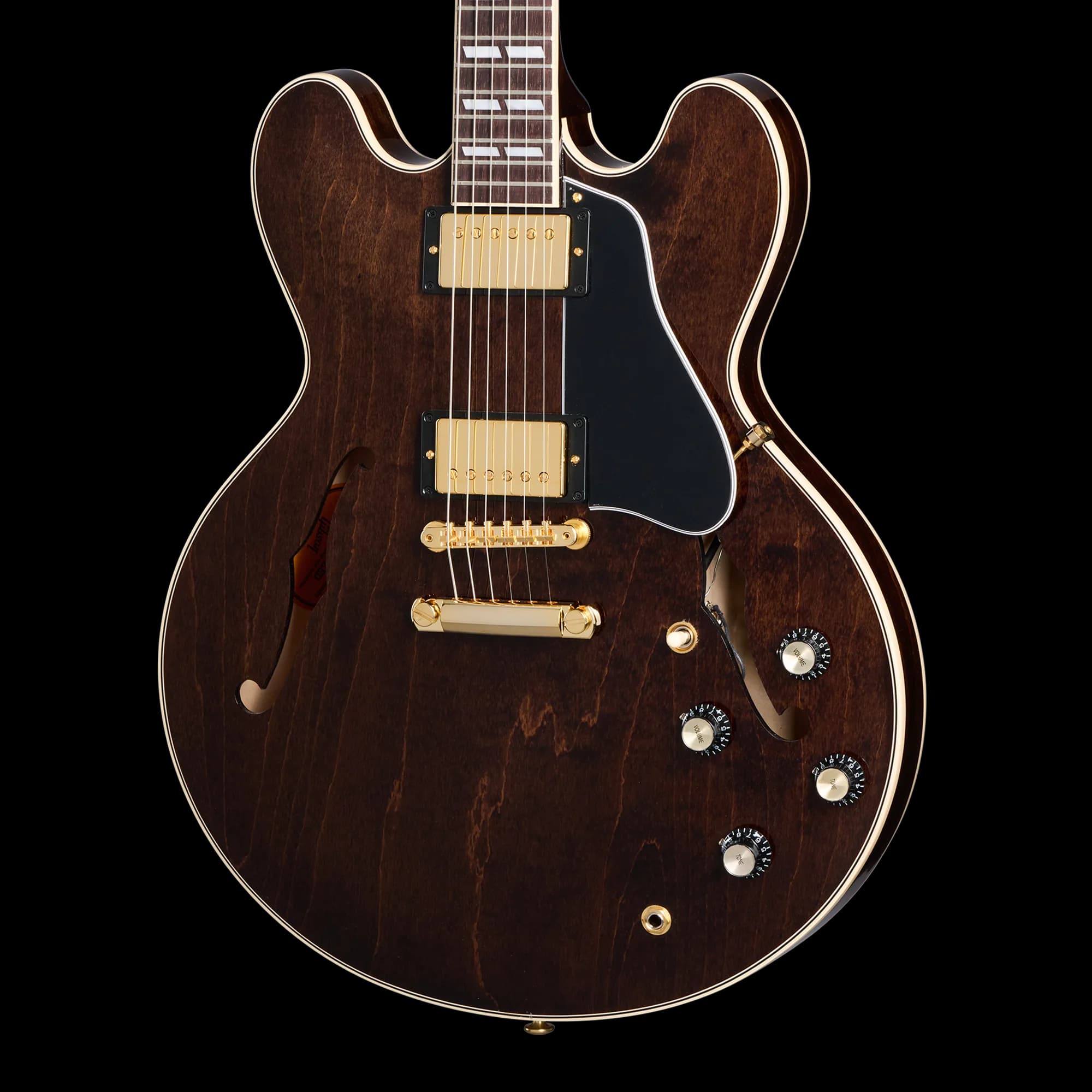 Gibson ES-345 Gold Hardware, Dark Walnut, Exclusive